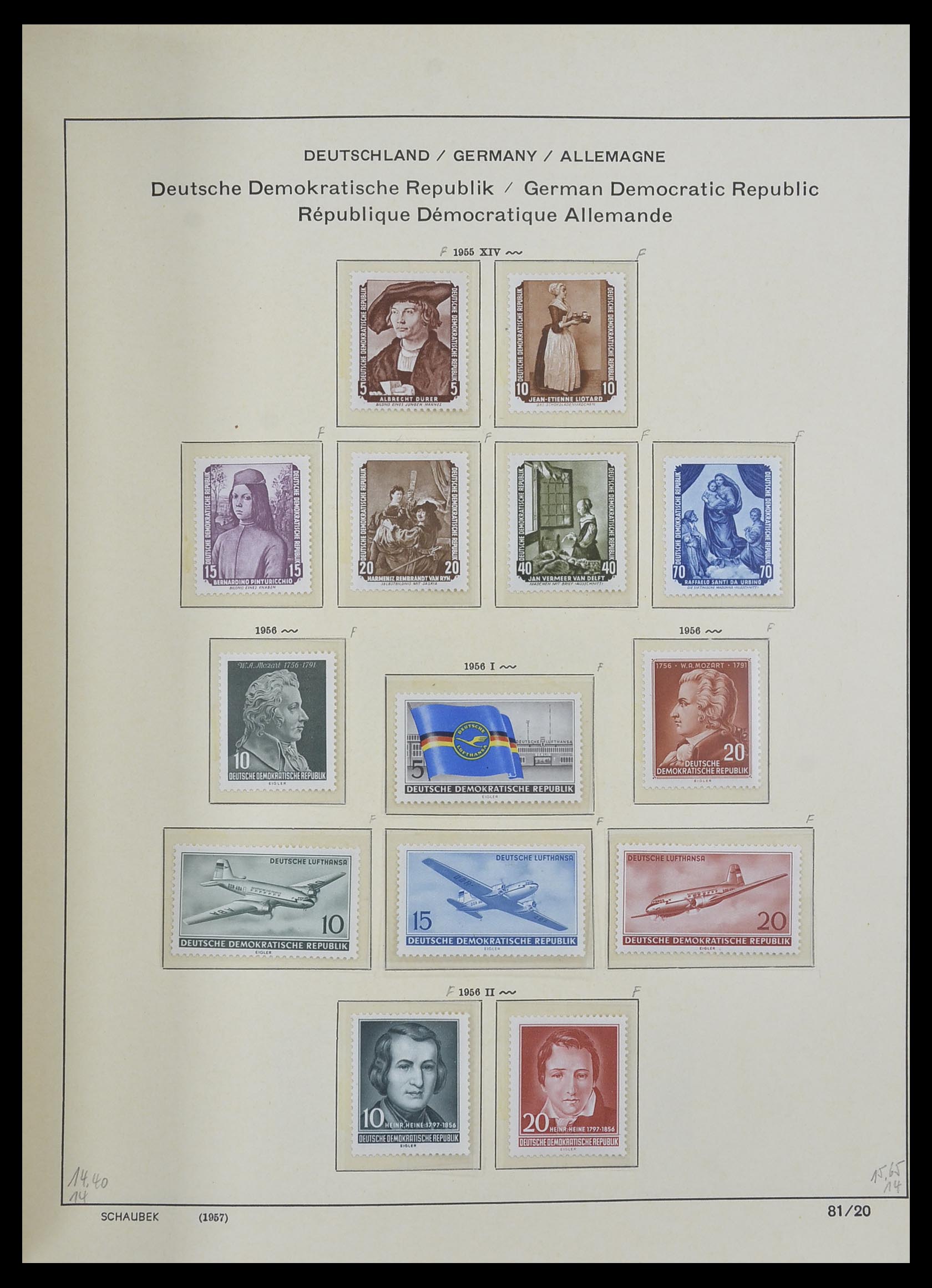 33281 067 - Stamp collection 33281 DDR 1945-1990.