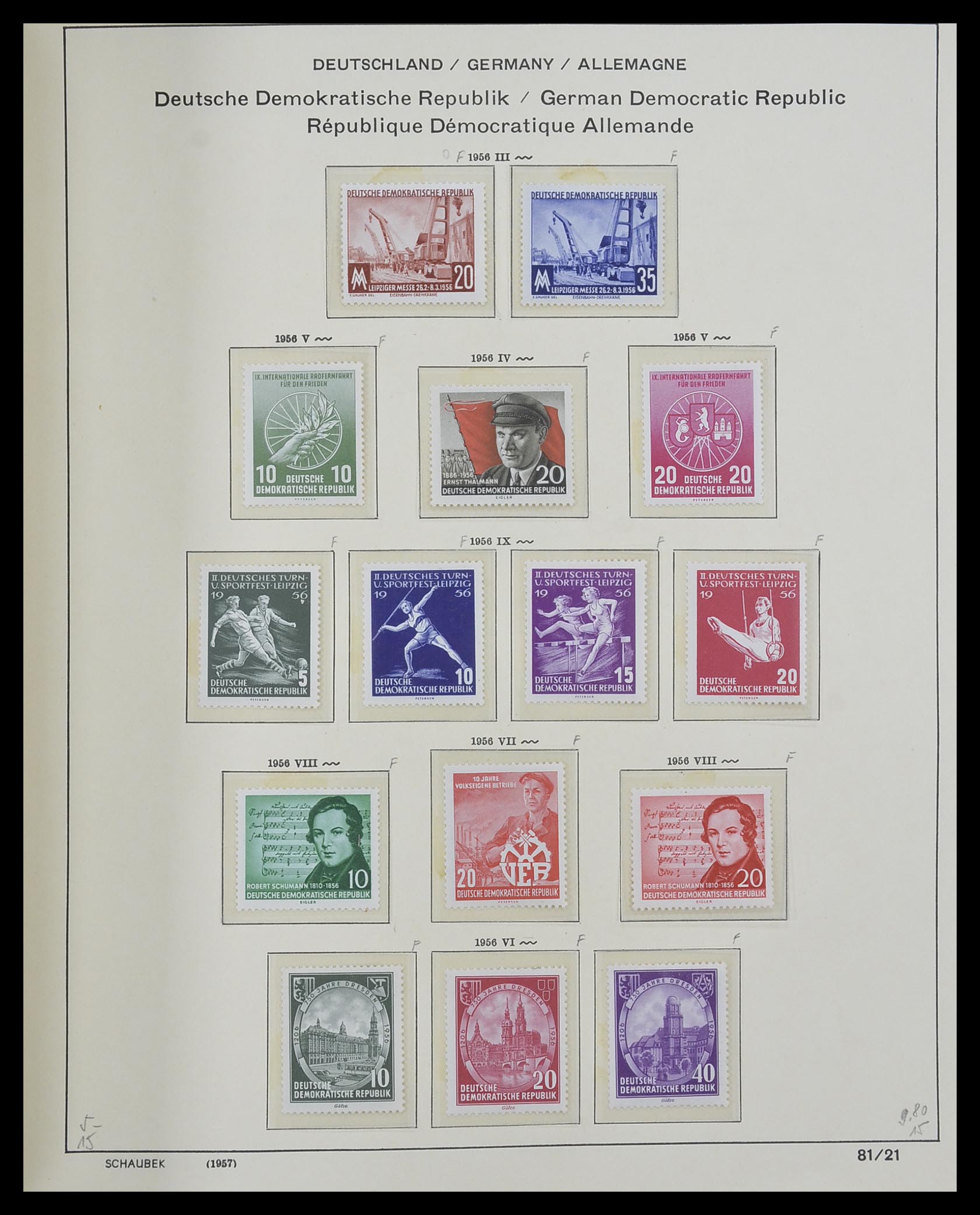 33281 068 - Stamp collection 33281 DDR 1945-1990.