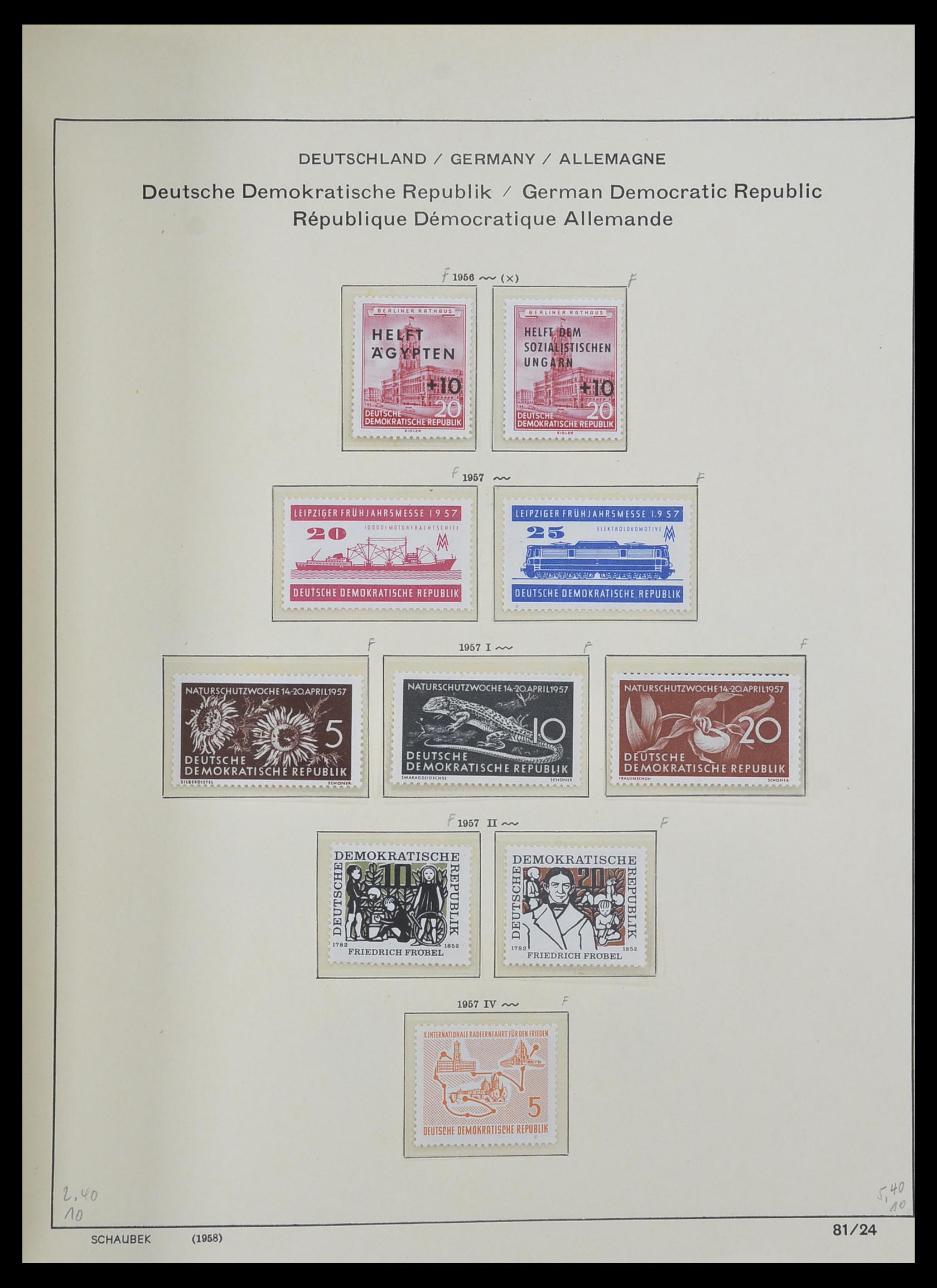 33281 072 - Stamp collection 33281 DDR 1945-1990.