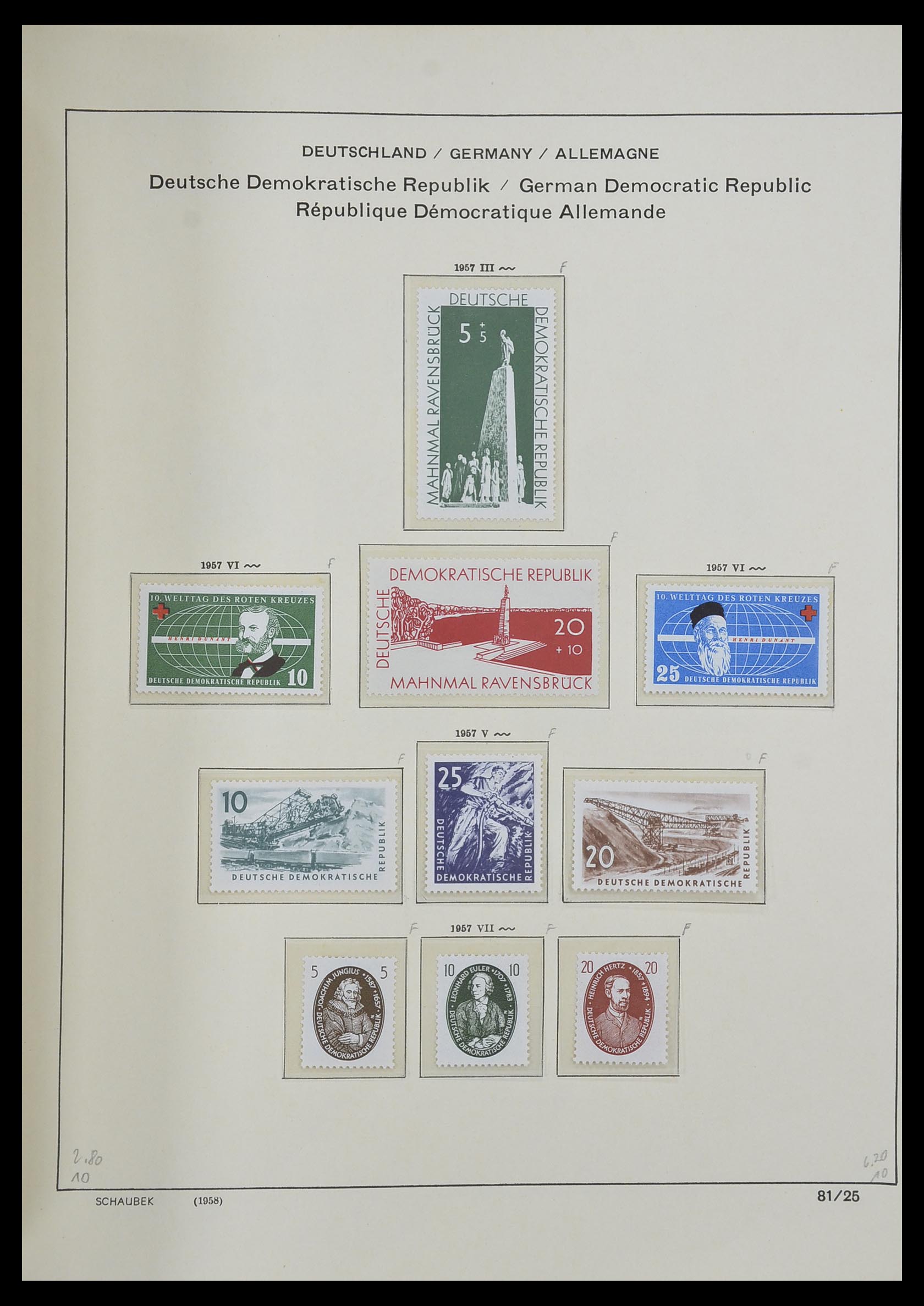 33281 073 - Stamp collection 33281 DDR 1945-1990.