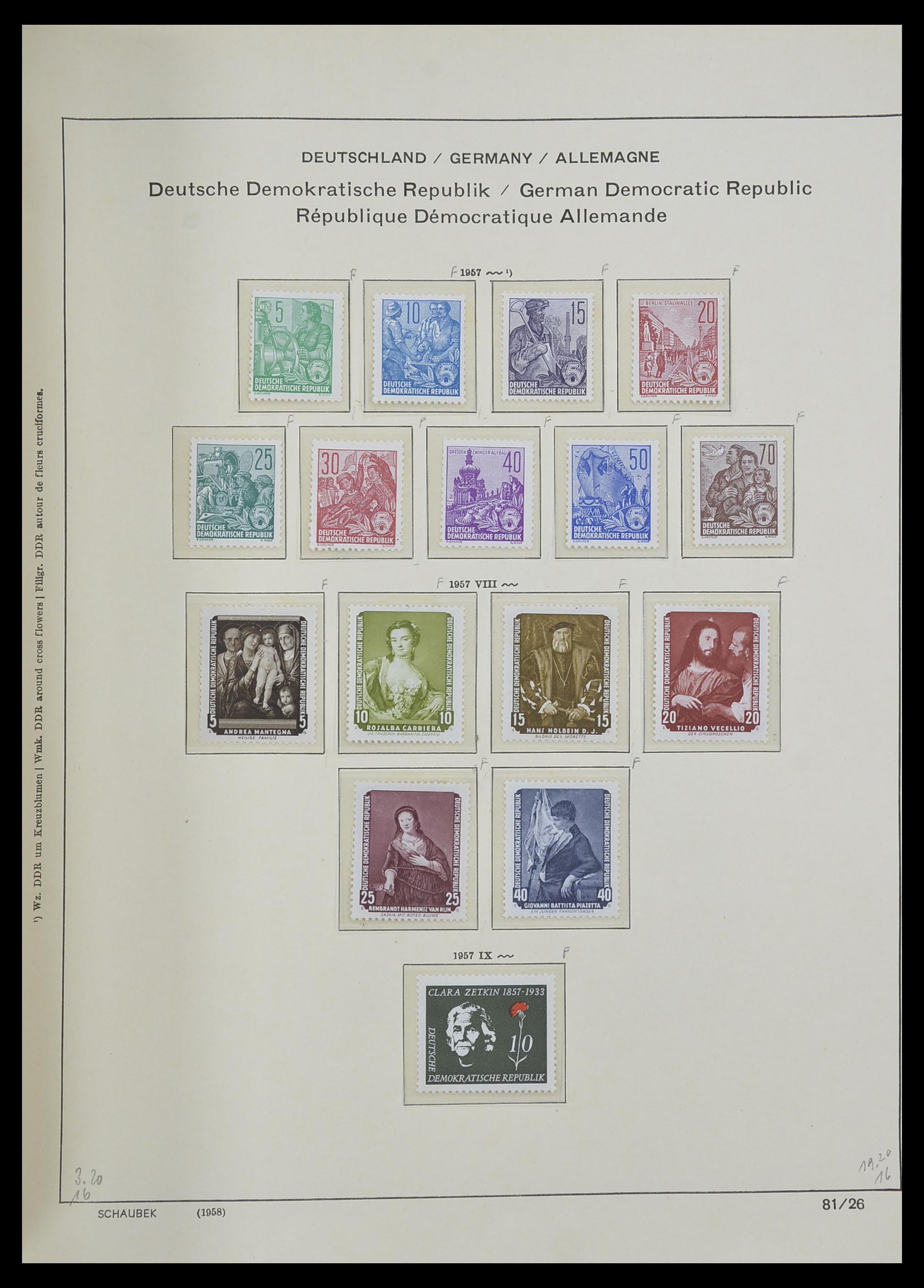 33281 074 - Stamp collection 33281 DDR 1945-1990.