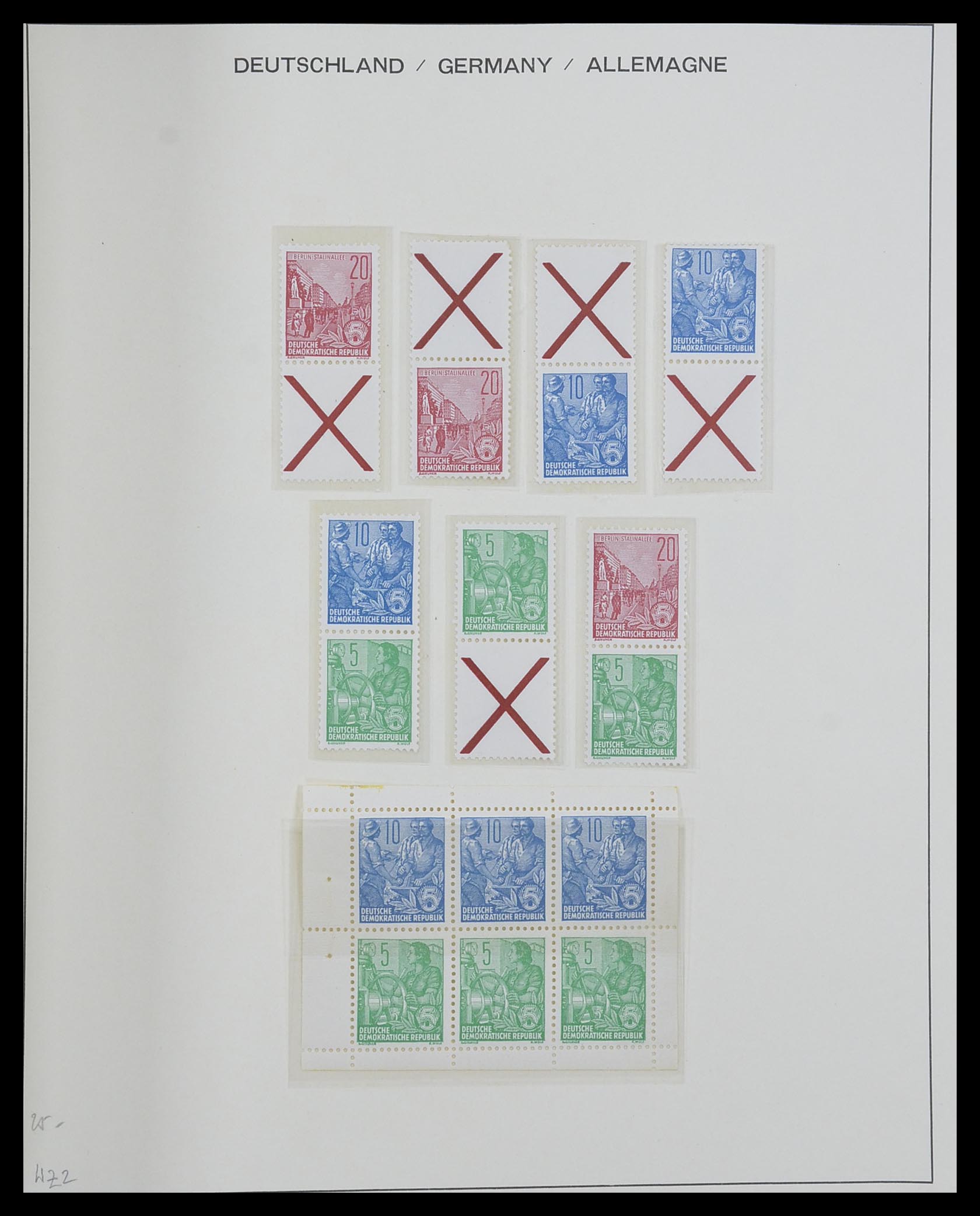 33281 077 - Postzegelverzameling 33281 DDR 1945-1990.