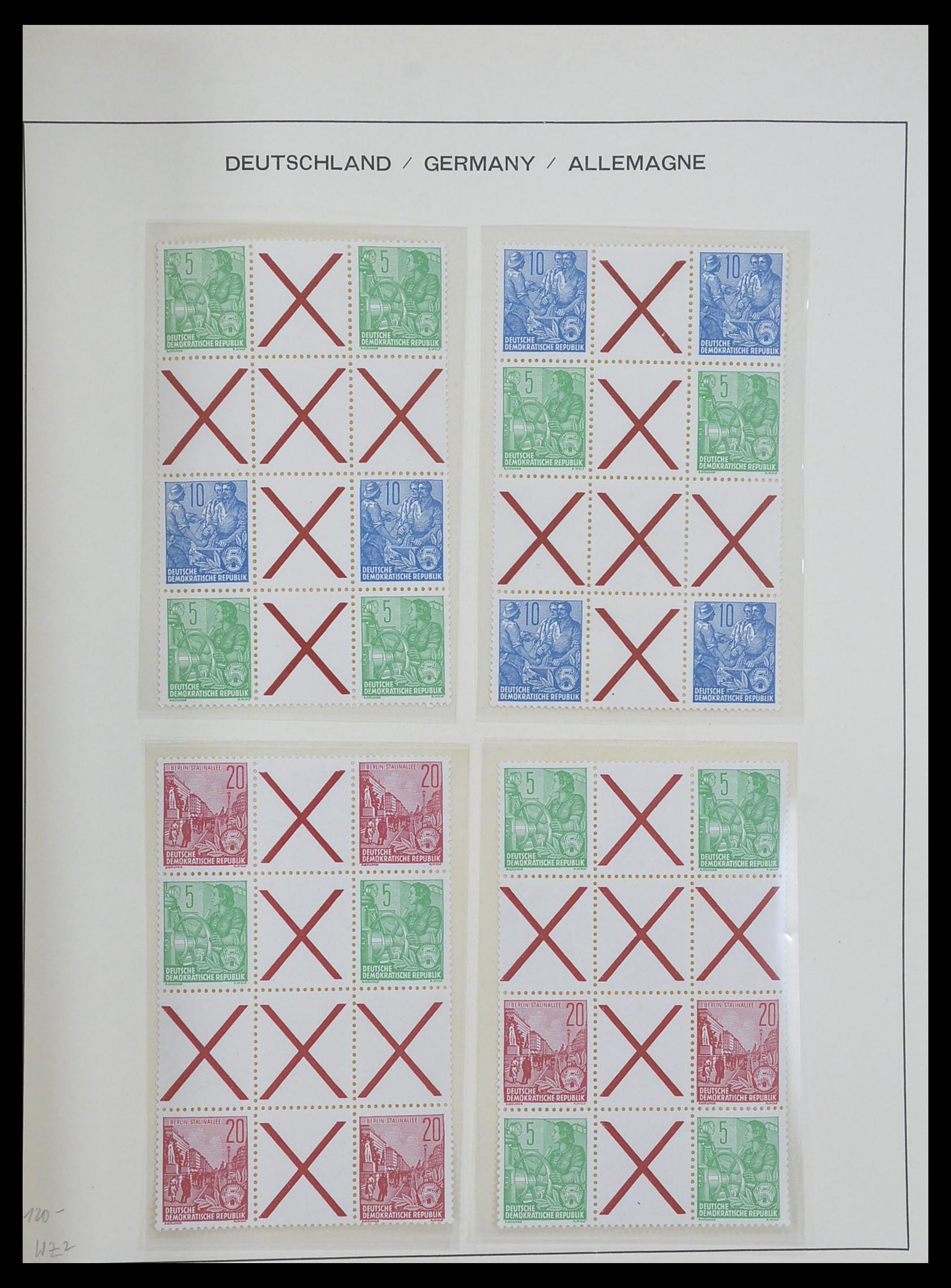 33281 080 - Postzegelverzameling 33281 DDR 1945-1990.