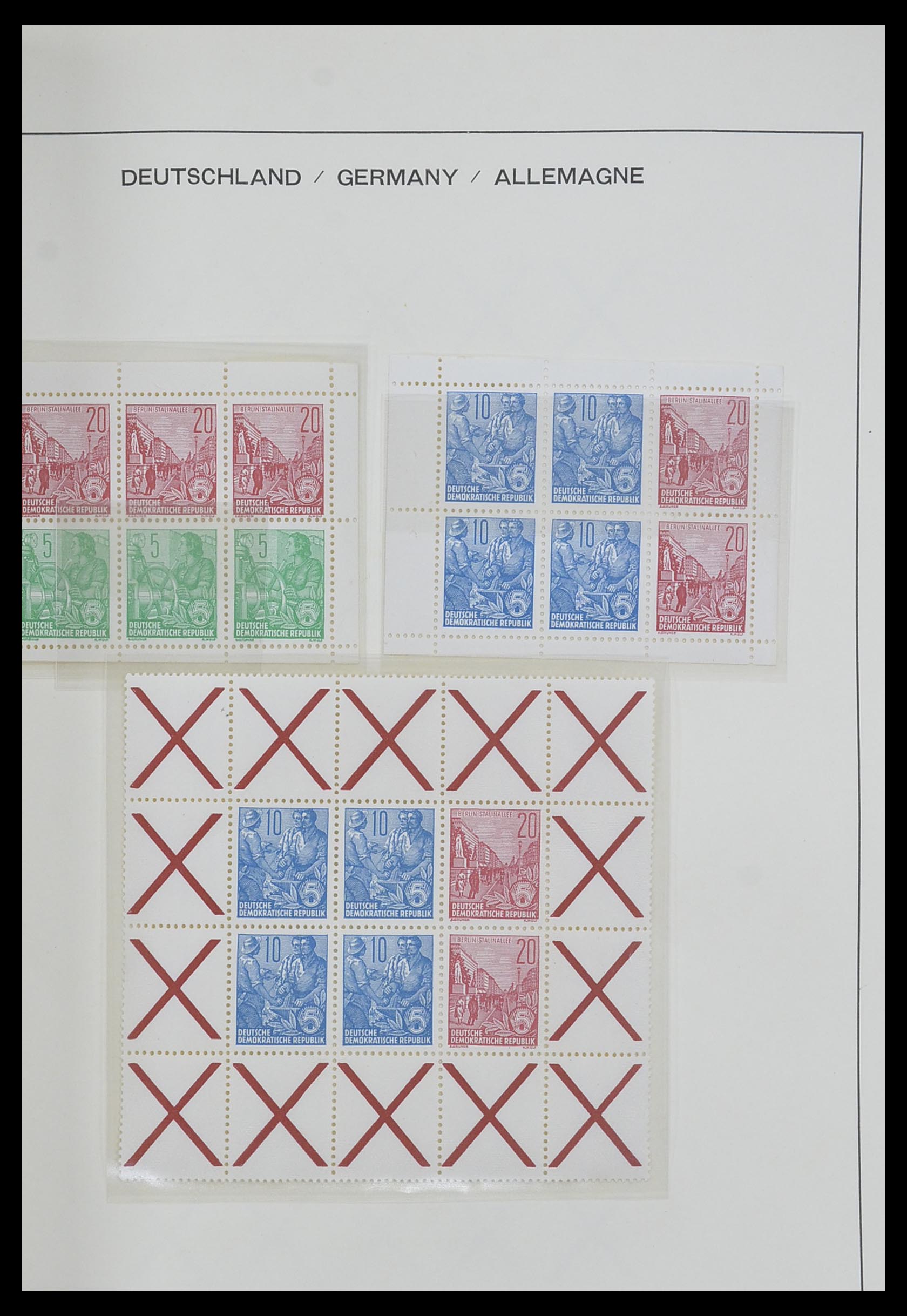 33281 081 - Stamp collection 33281 DDR 1945-1990.