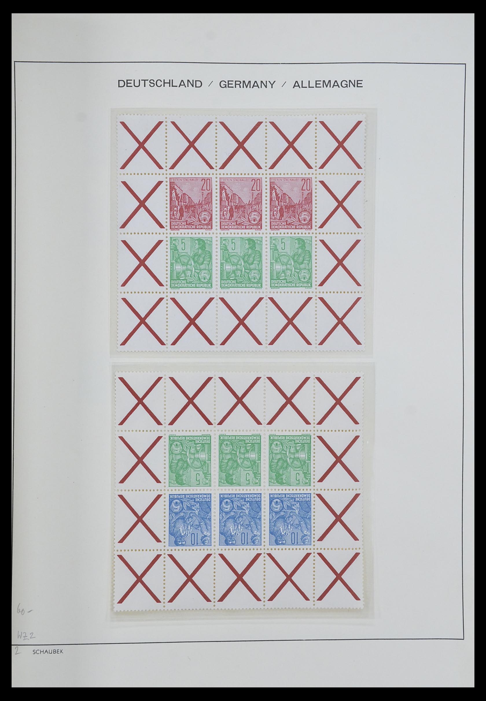 33281 082 - Stamp collection 33281 DDR 1945-1990.