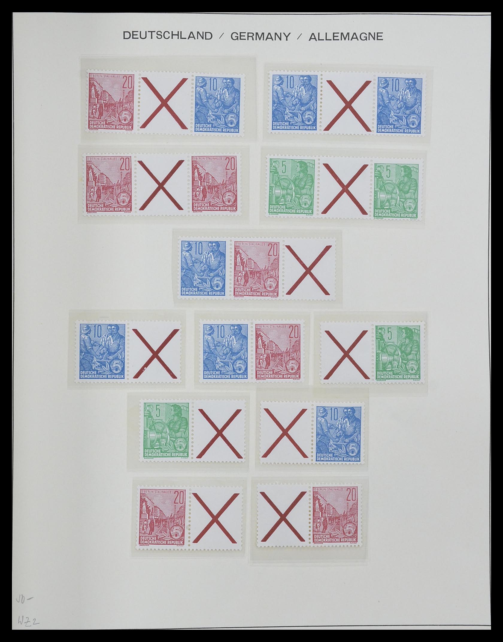 33281 083 - Postzegelverzameling 33281 DDR 1945-1990.
