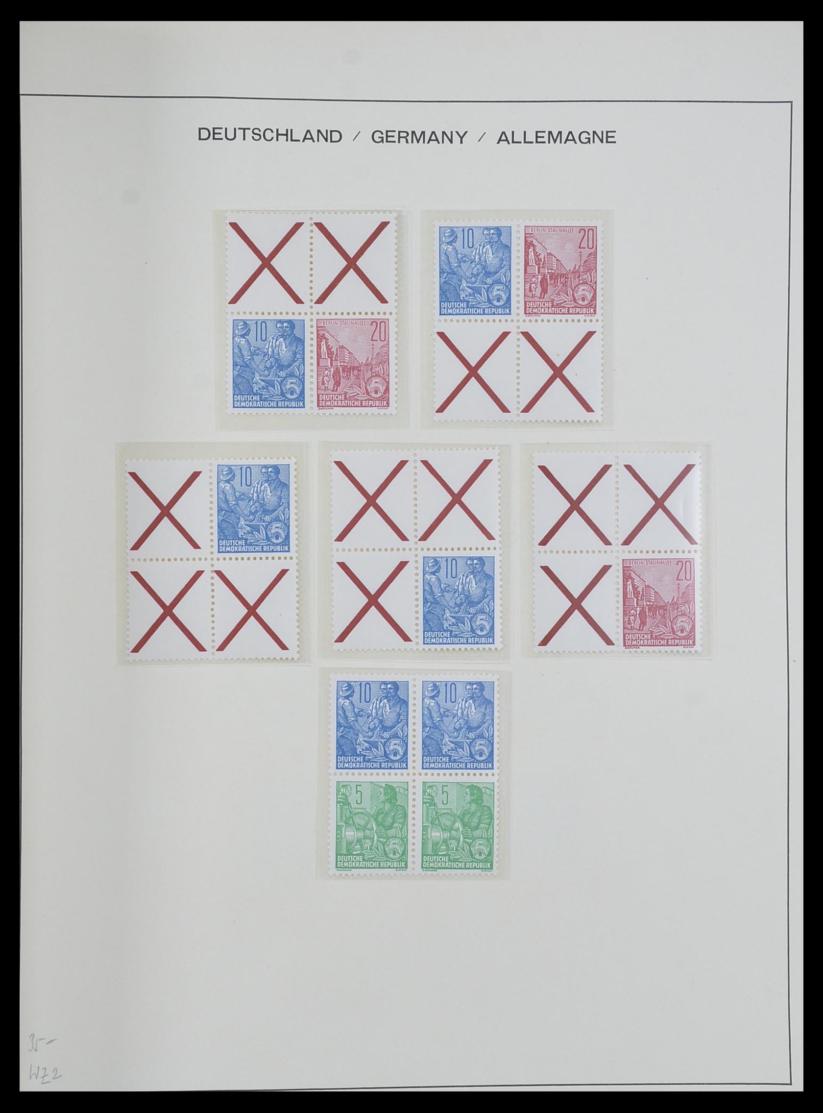 33281 085 - Stamp collection 33281 DDR 1945-1990.
