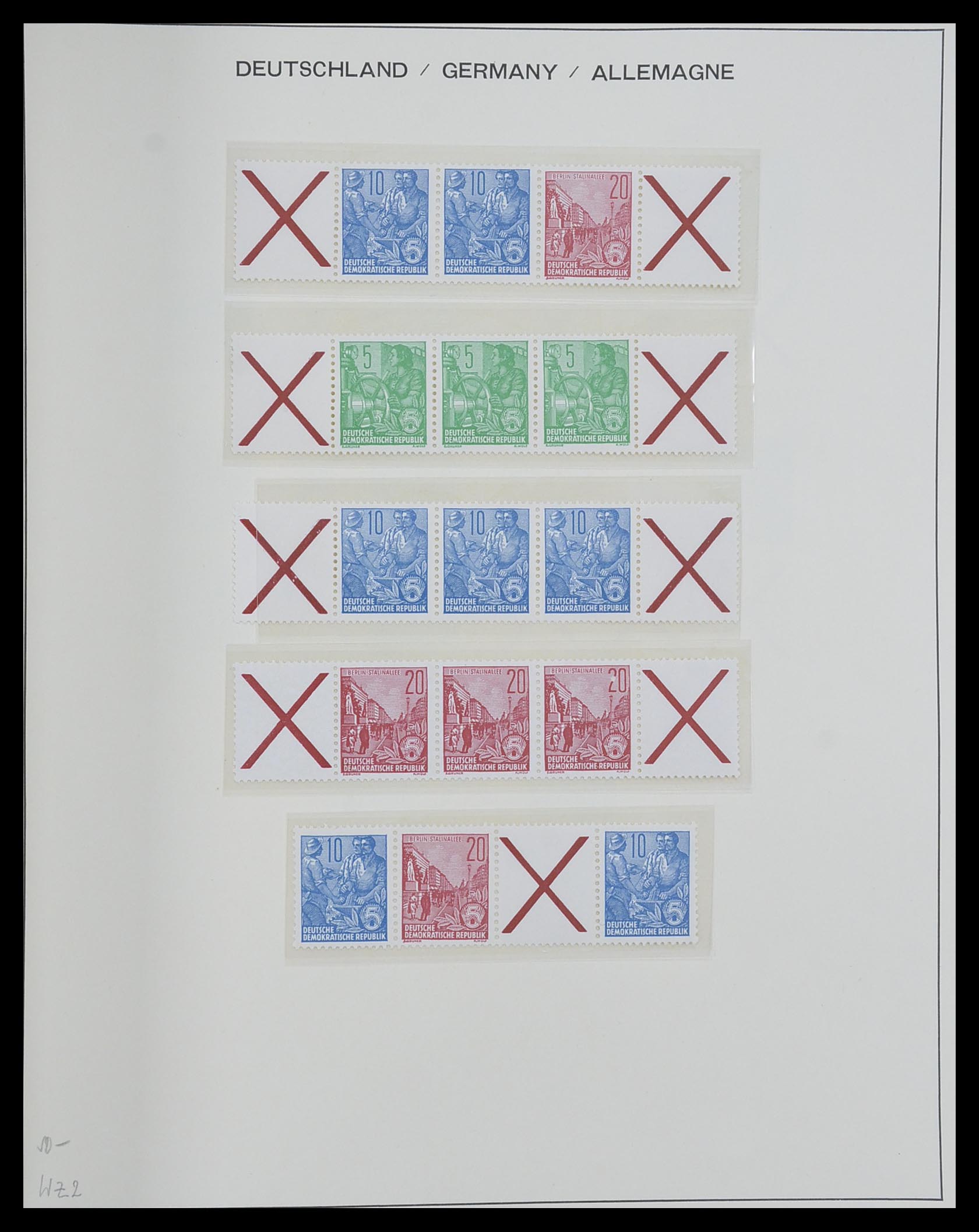 33281 086 - Stamp collection 33281 DDR 1945-1990.