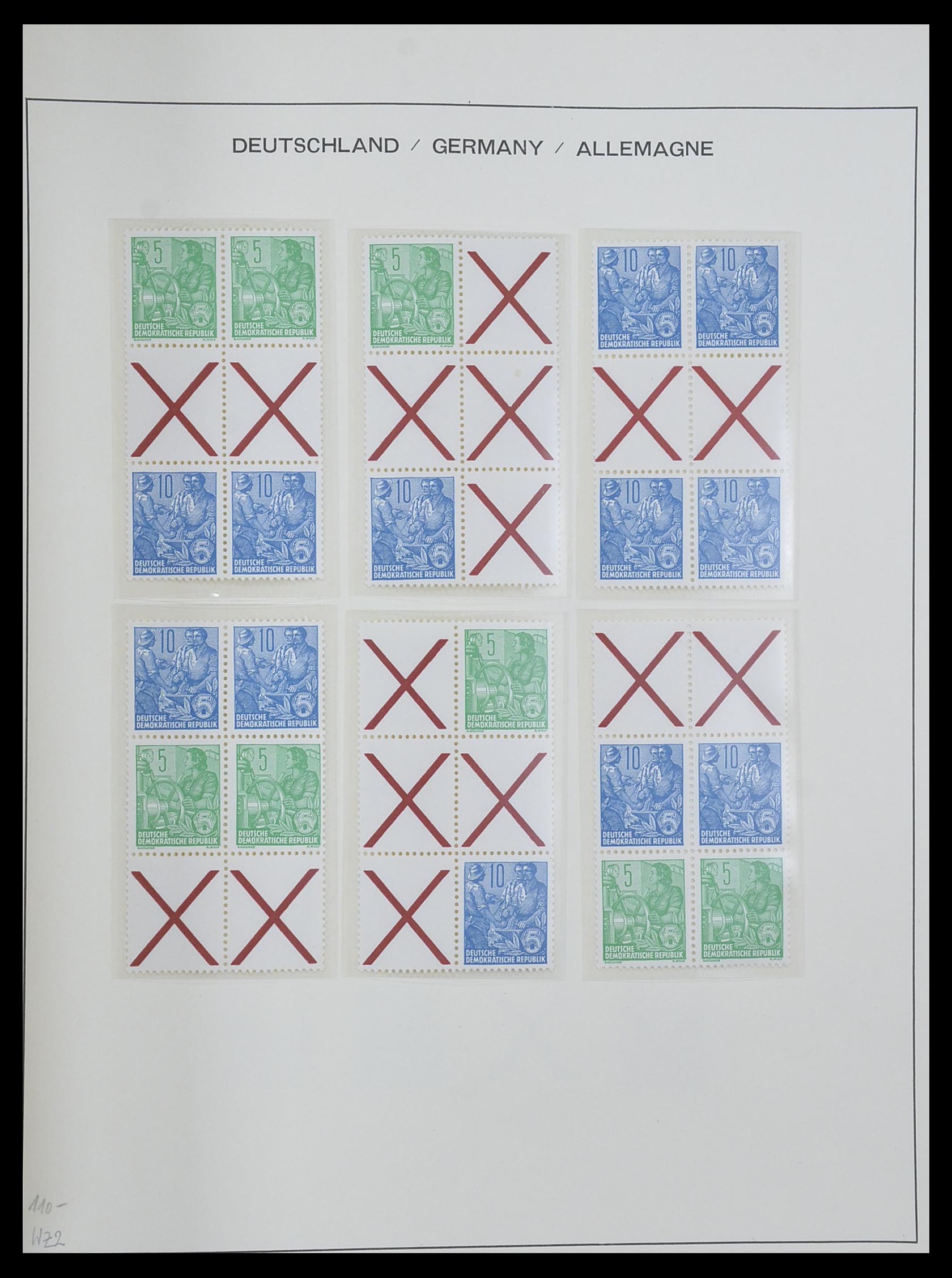 33281 088 - Stamp collection 33281 DDR 1945-1990.