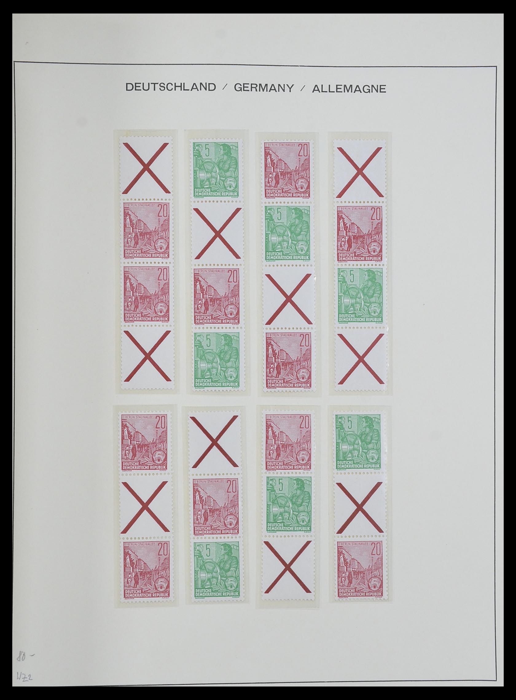 33281 089 - Postzegelverzameling 33281 DDR 1945-1990.