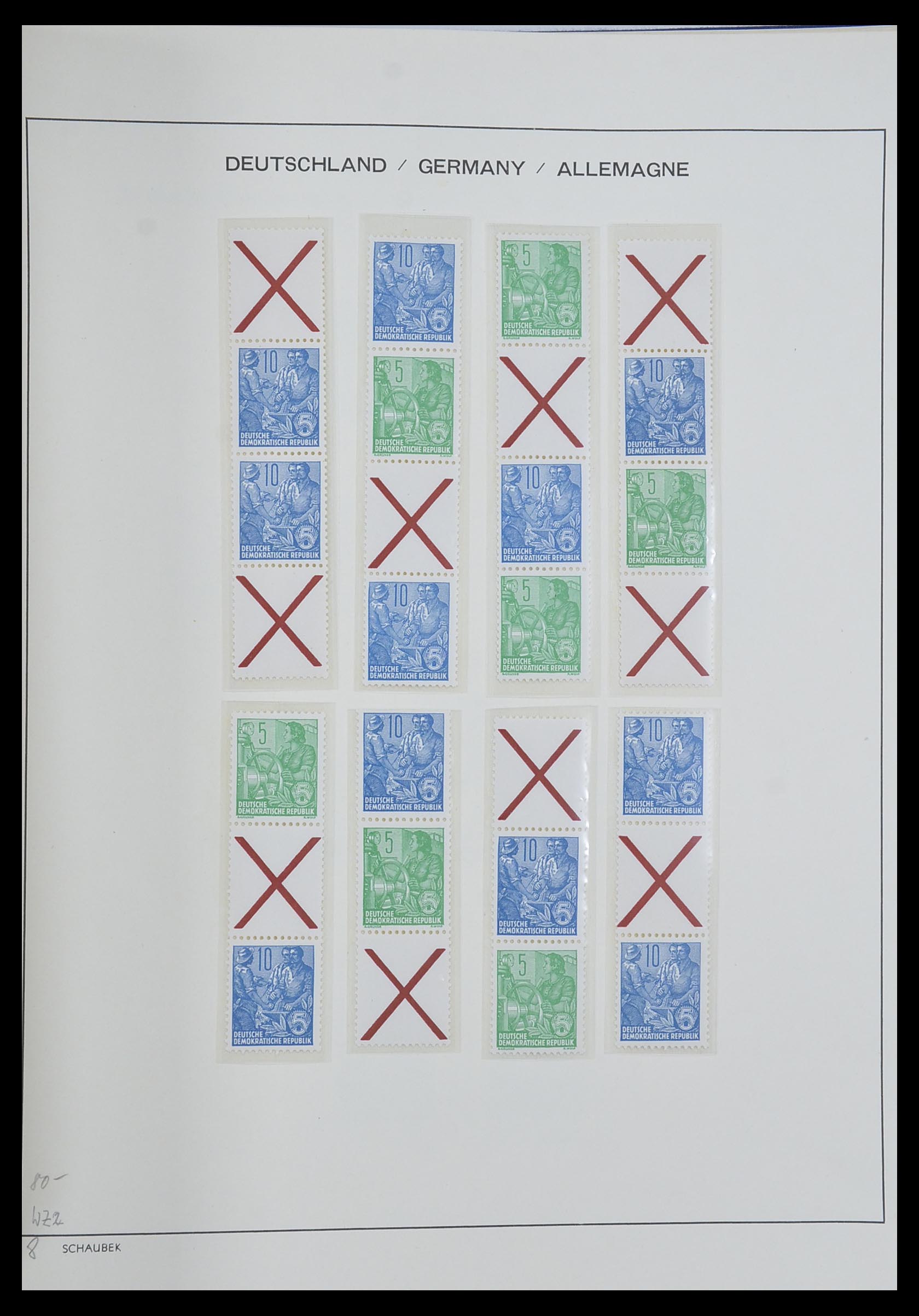33281 090 - Postzegelverzameling 33281 DDR 1945-1990.