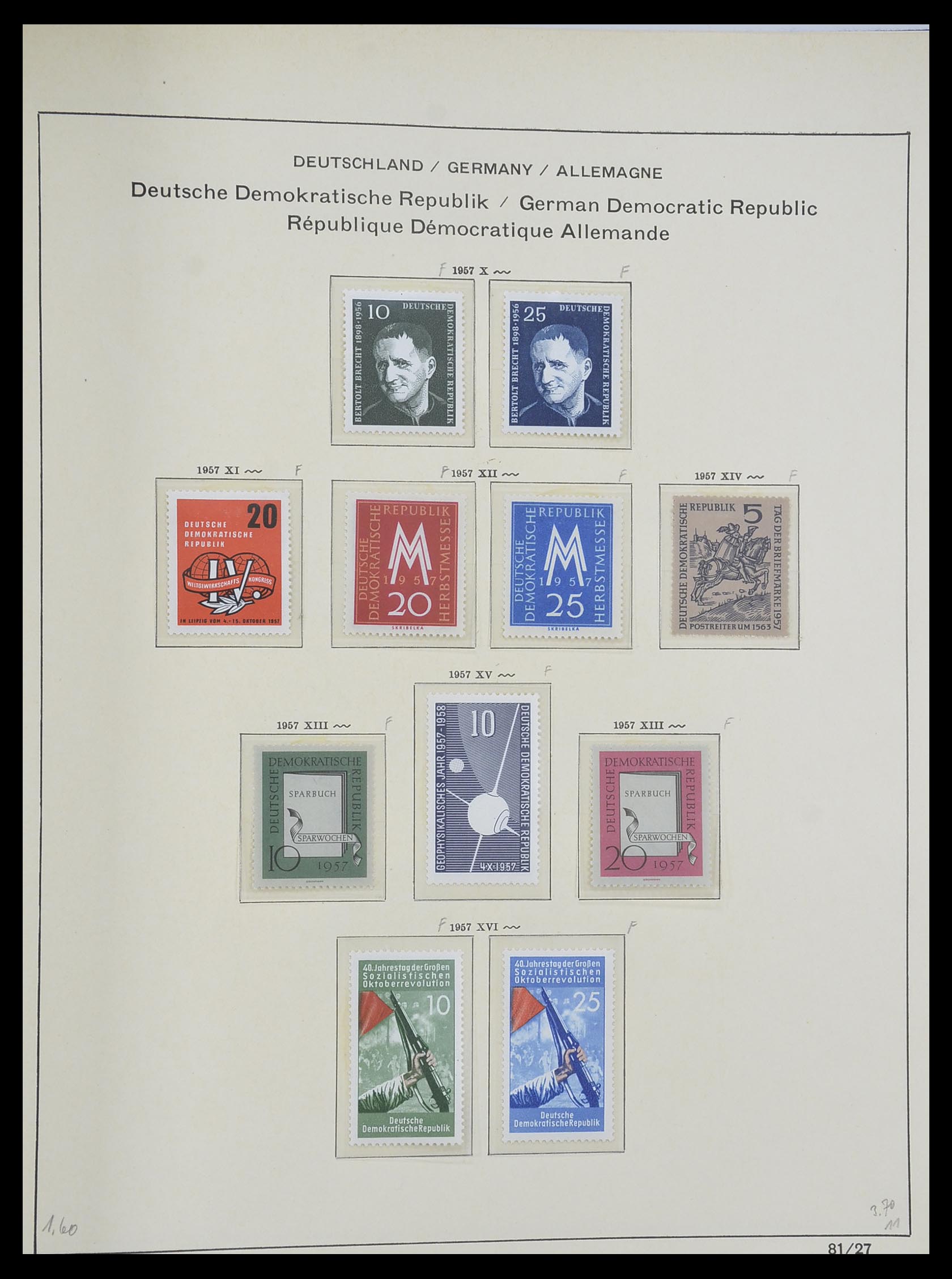 33281 091 - Postzegelverzameling 33281 DDR 1945-1990.