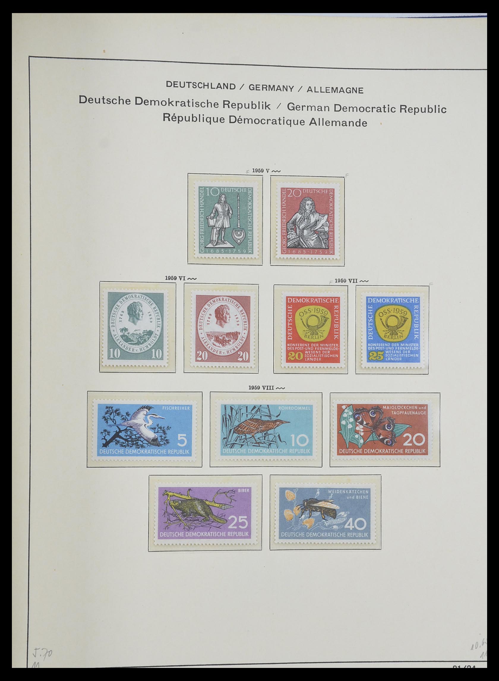 33281 099 - Stamp collection 33281 DDR 1945-1990.