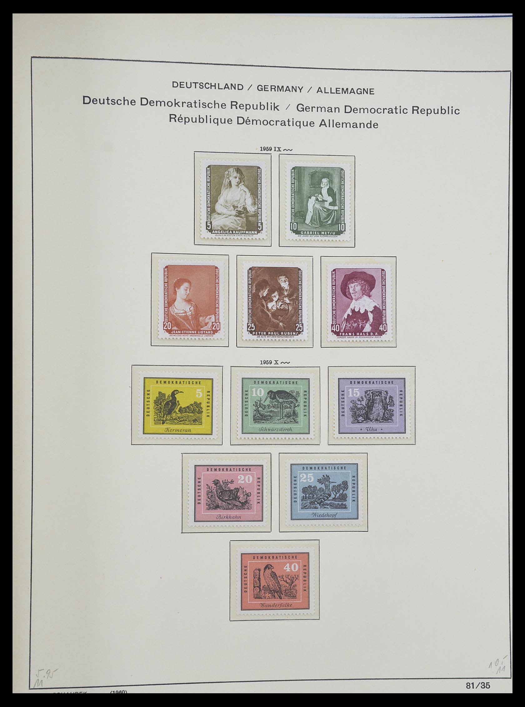 33281 100 - Postzegelverzameling 33281 DDR 1945-1990.