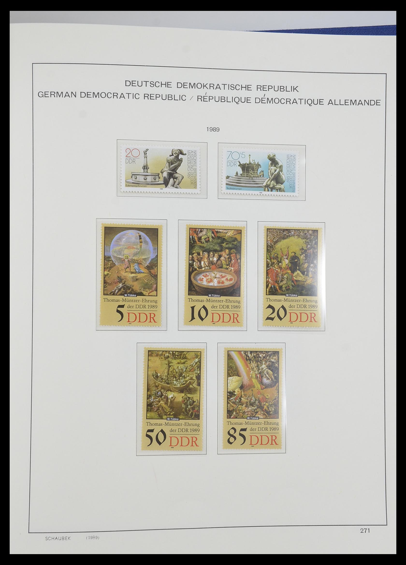 33281 647 - Stamp collection 33281 DDR 1945-1990.