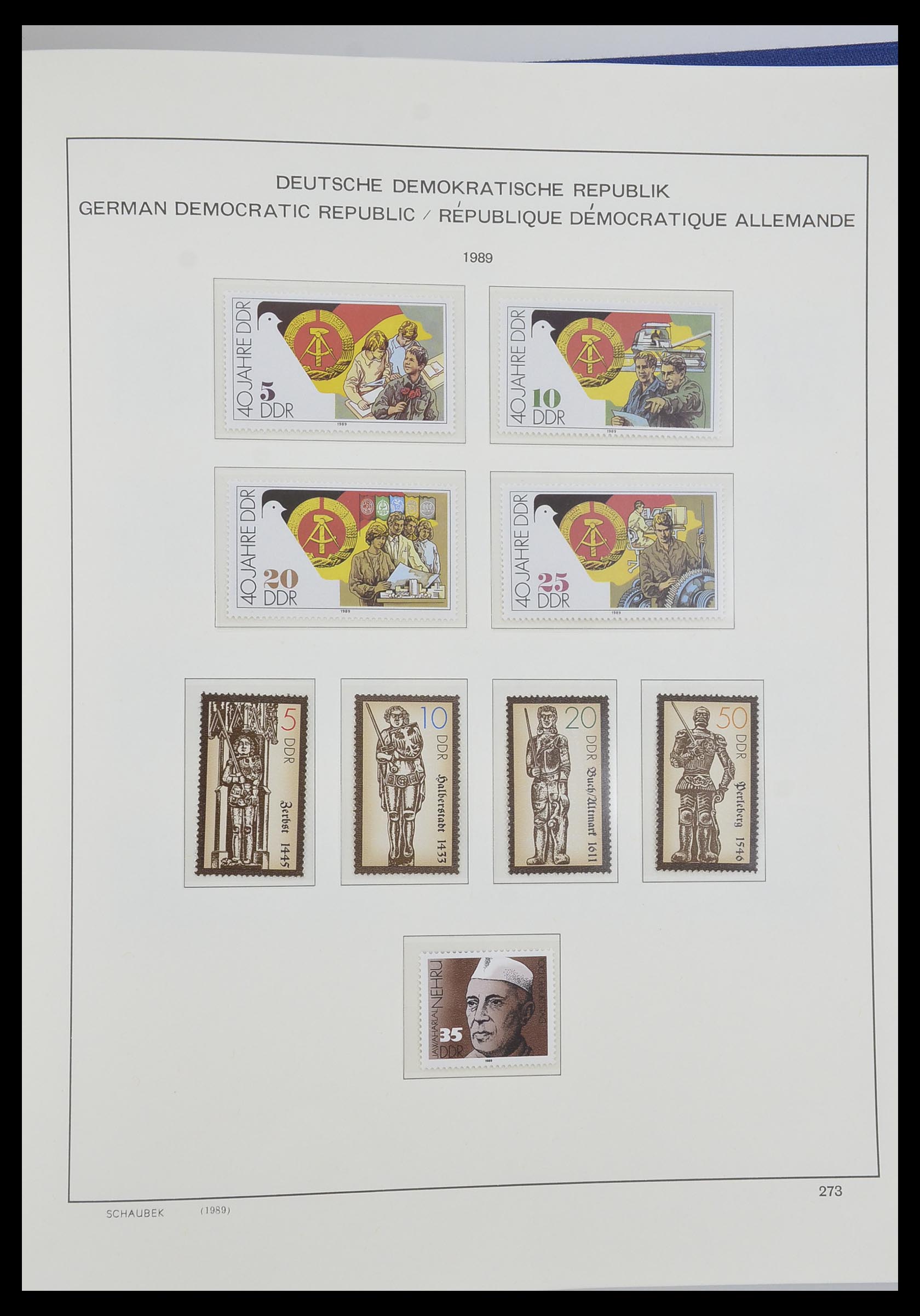 33281 650 - Stamp collection 33281 DDR 1945-1990.