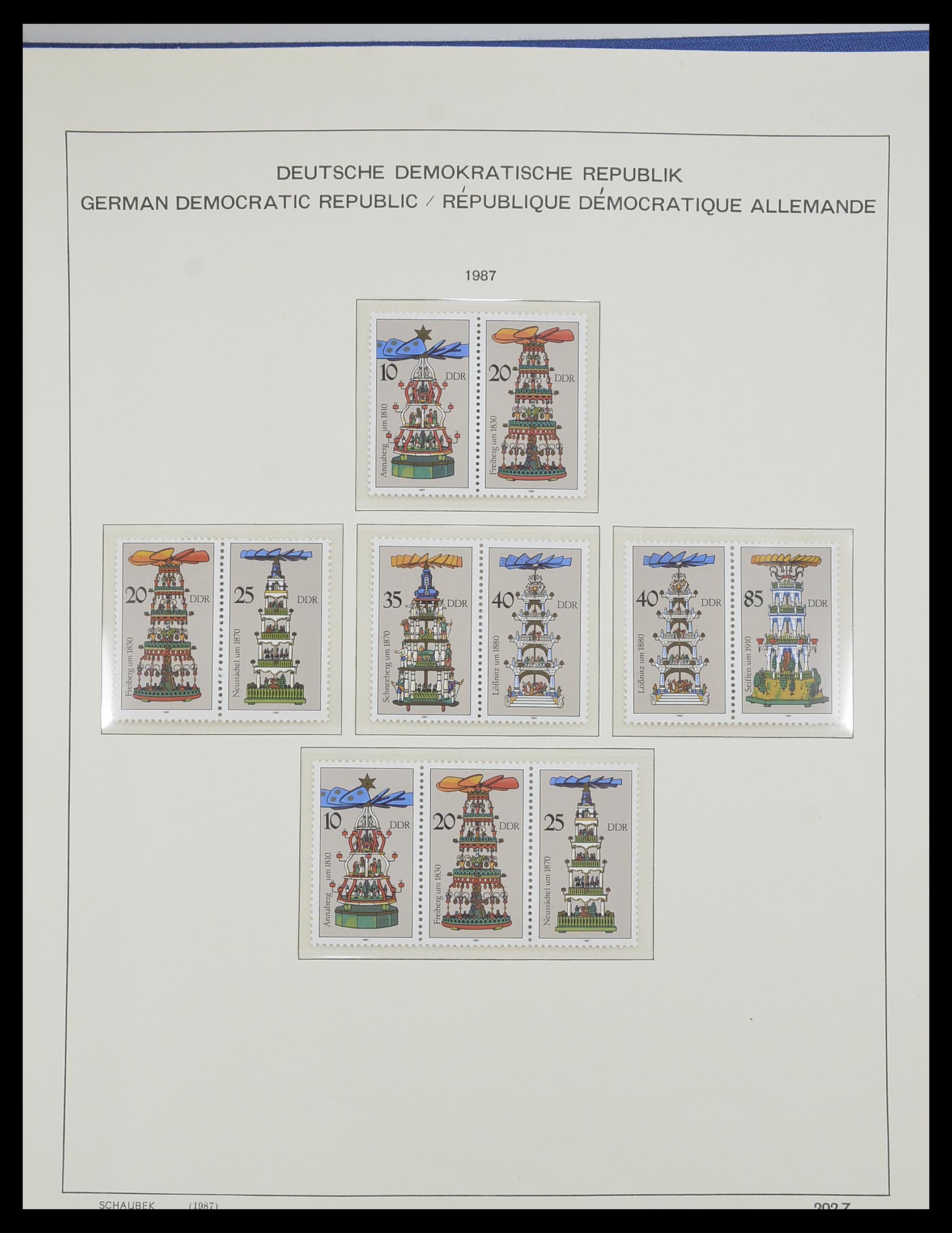 33281 666 - Stamp collection 33281 DDR 1945-1990.