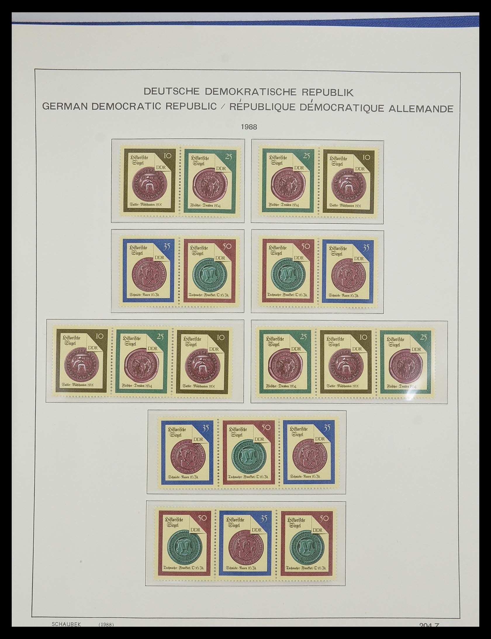 33281 668 - Stamp collection 33281 DDR 1945-1990.
