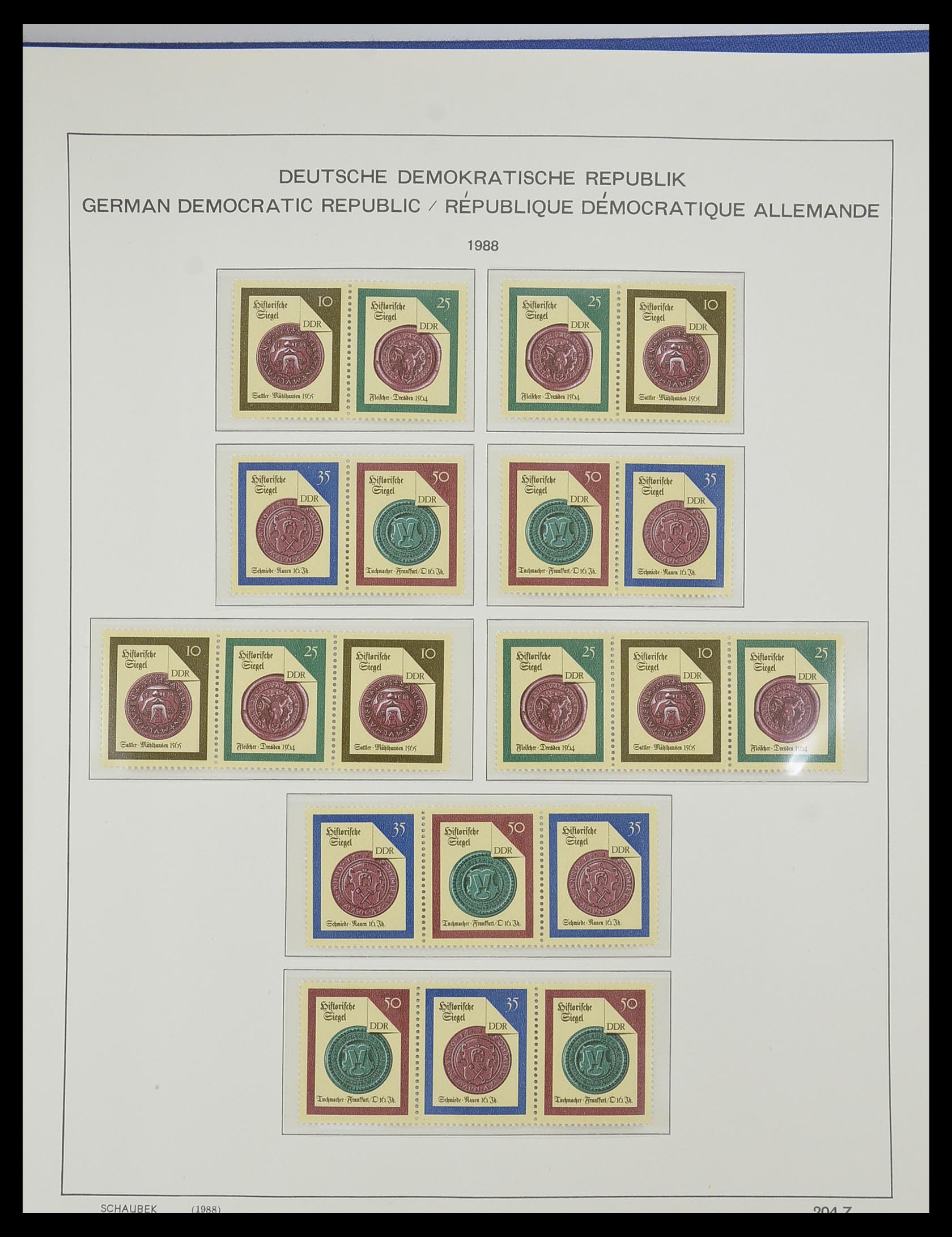 33281 669 - Stamp collection 33281 DDR 1945-1990.