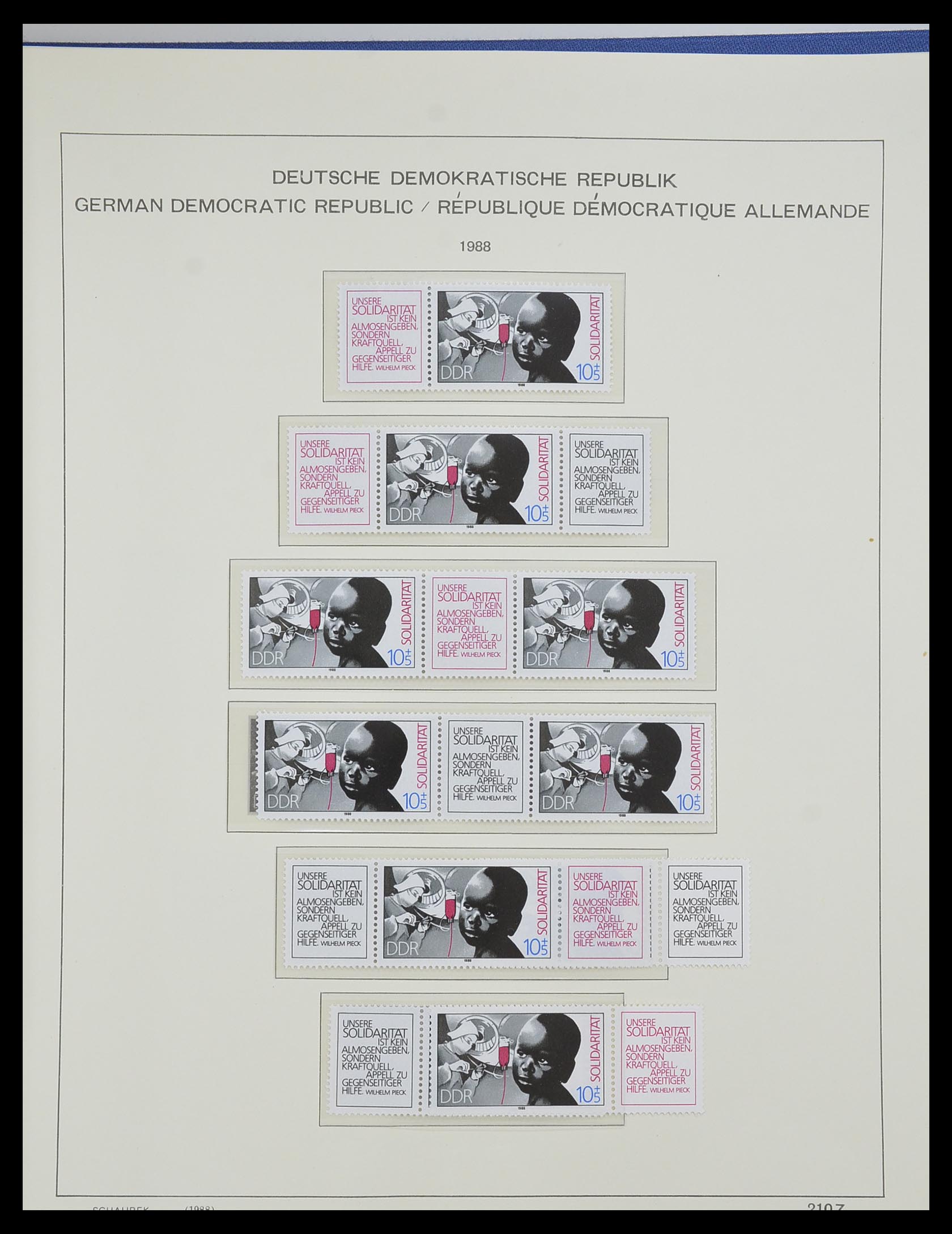 33281 671 - Stamp collection 33281 DDR 1945-1990.