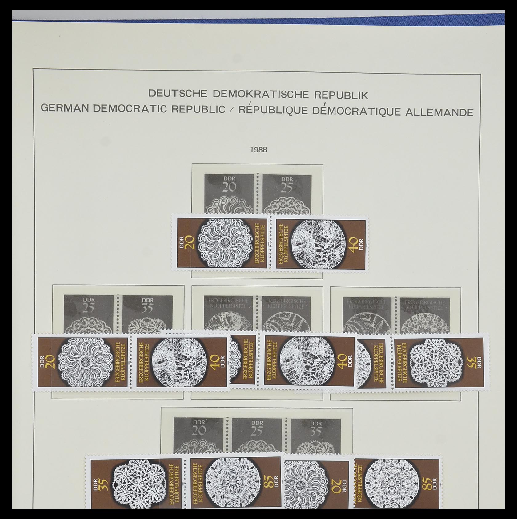 33281 672 - Stamp collection 33281 DDR 1945-1990.