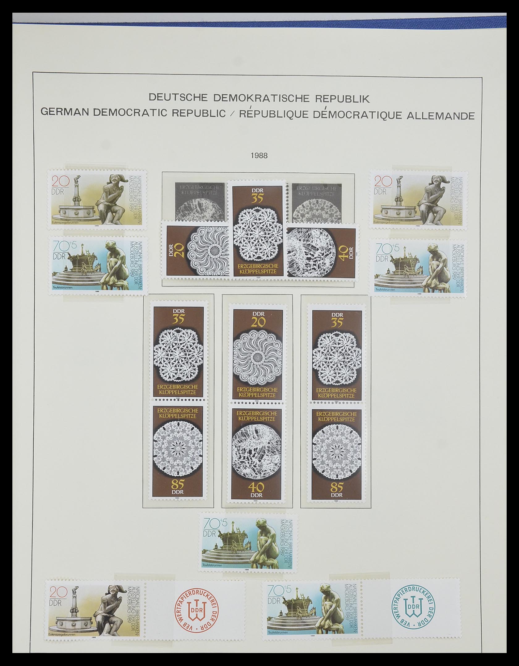 33281 673 - Stamp collection 33281 DDR 1945-1990.