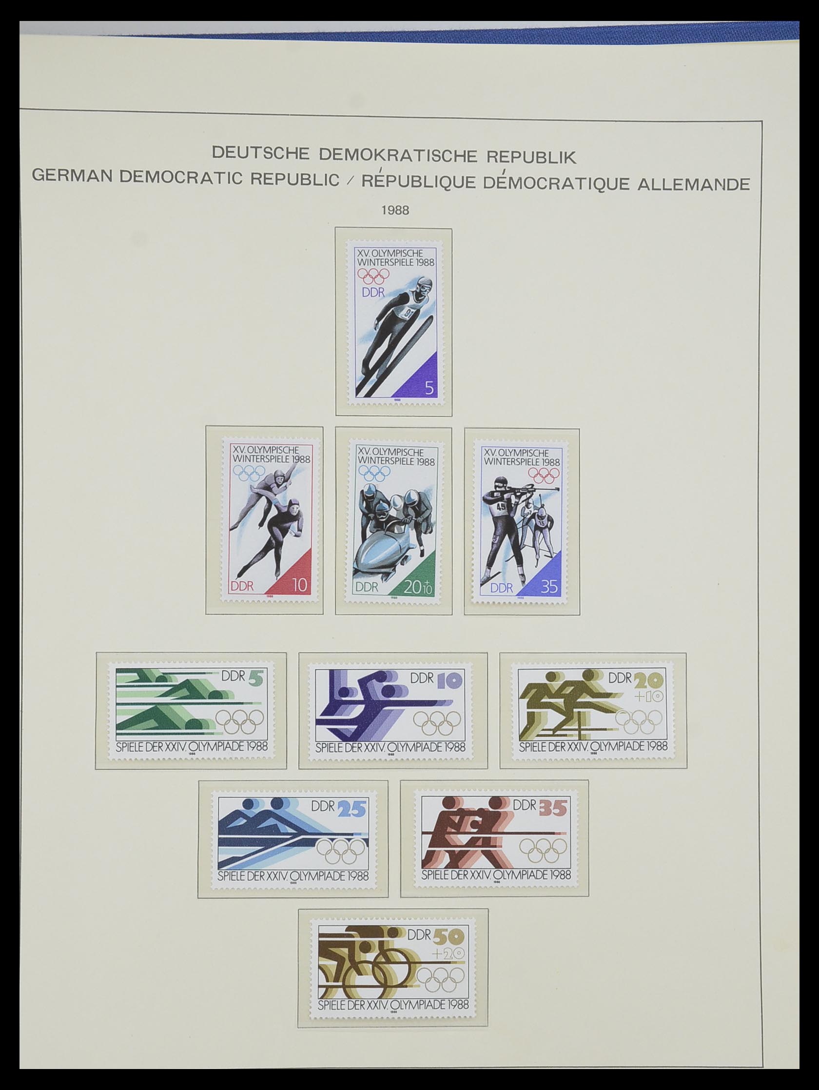 33281 676 - Postzegelverzameling 33281 DDR 1945-1990.