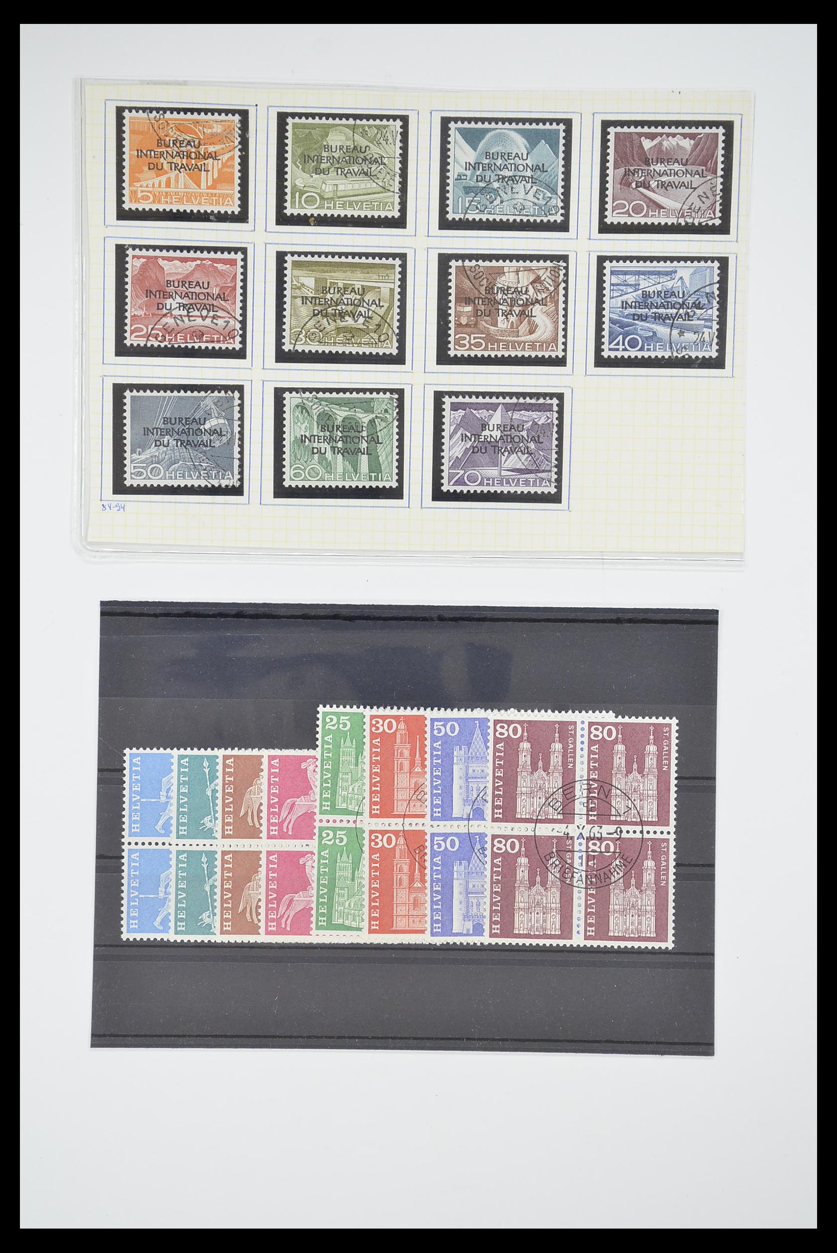 33284 002 - Postzegelverzameling 33284 Zwitserland betere uitgaven 1900-1995.