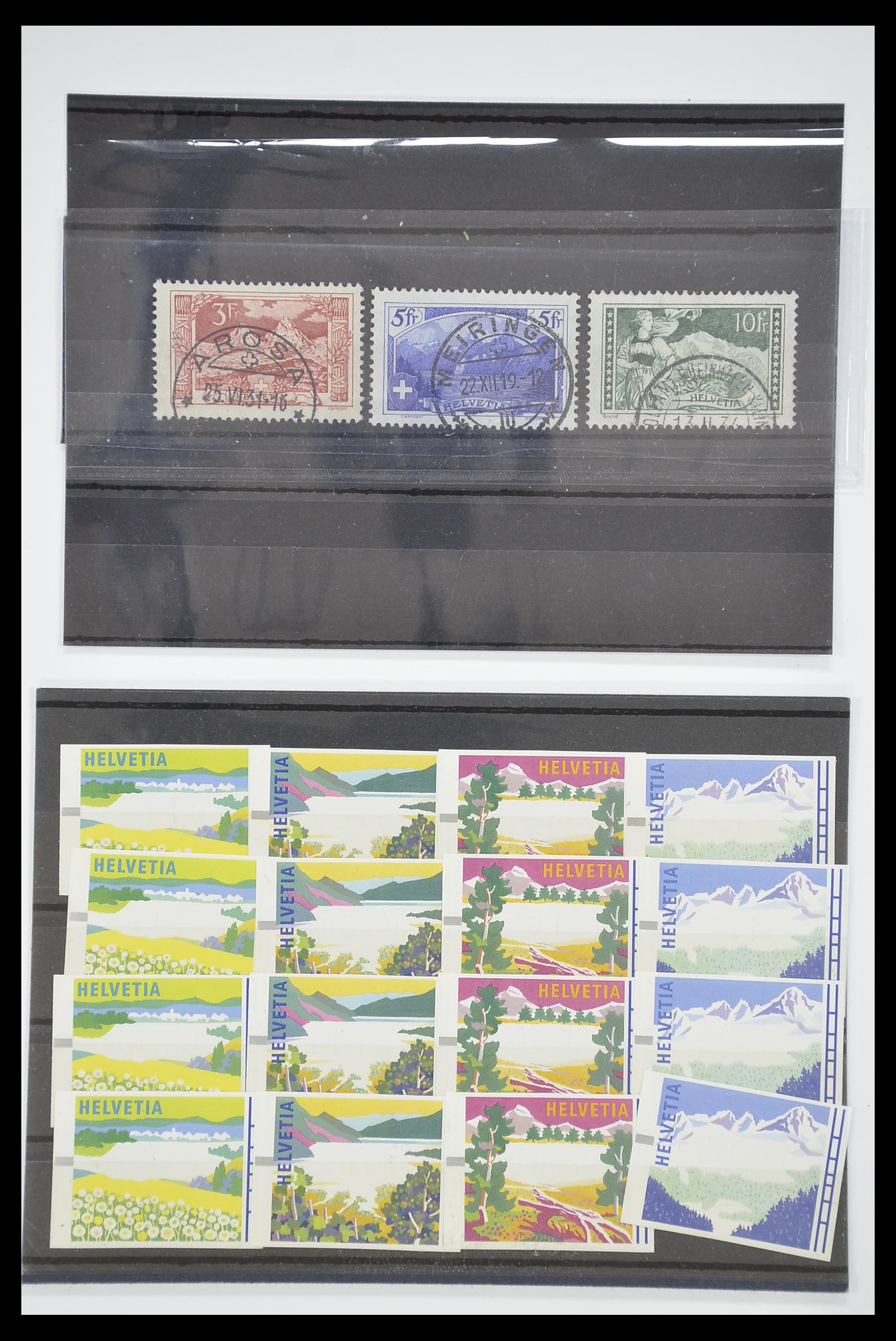 33284 003 - Stamp collection 33284 Switzerland better issues 1900-1995.