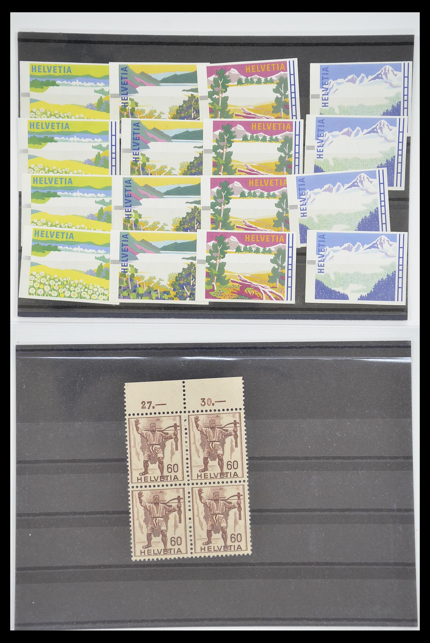 33284 006 - Stamp collection 33284 Switzerland better issues 1900-1995.