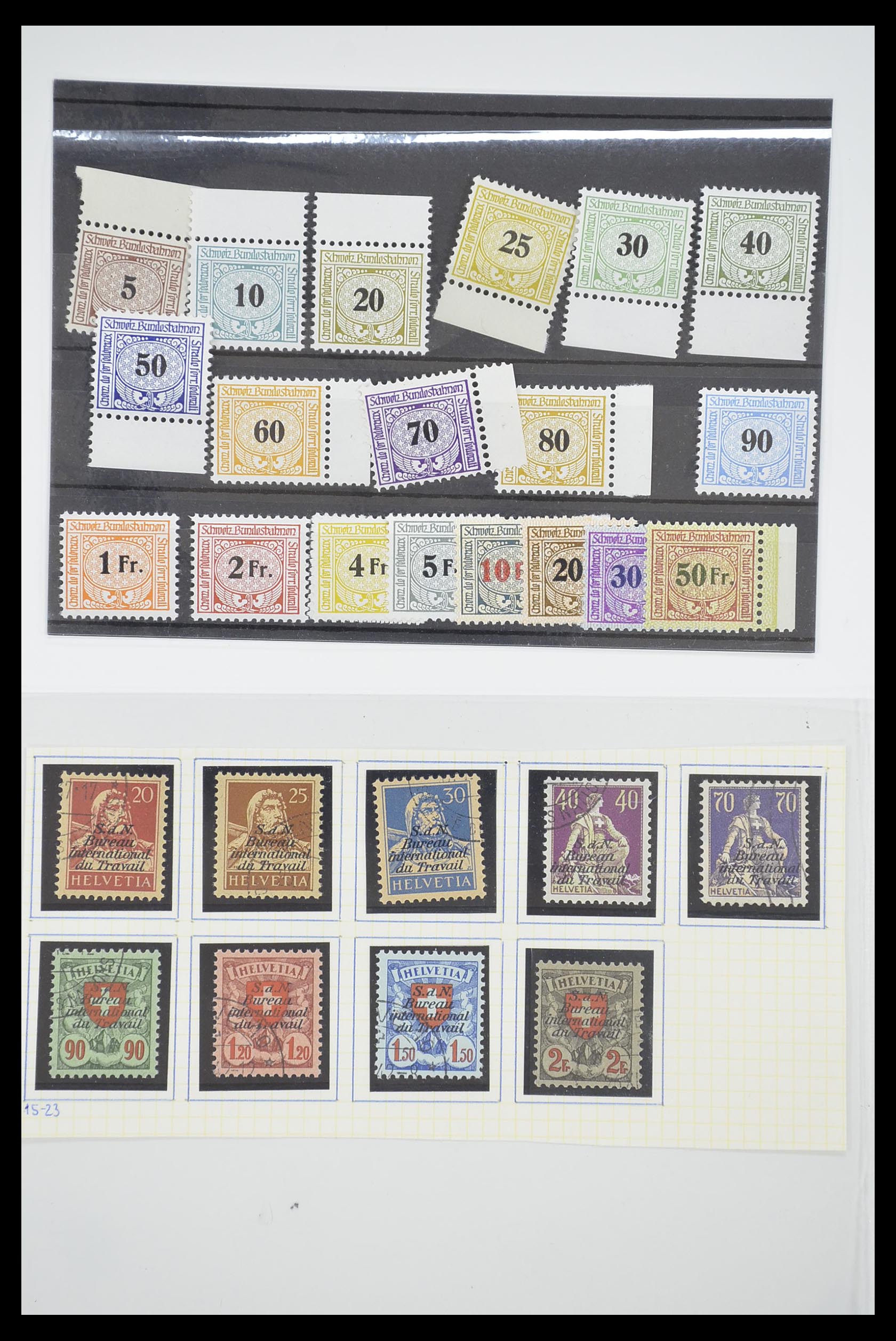 33284 007 - Stamp collection 33284 Switzerland better issues 1900-1995.