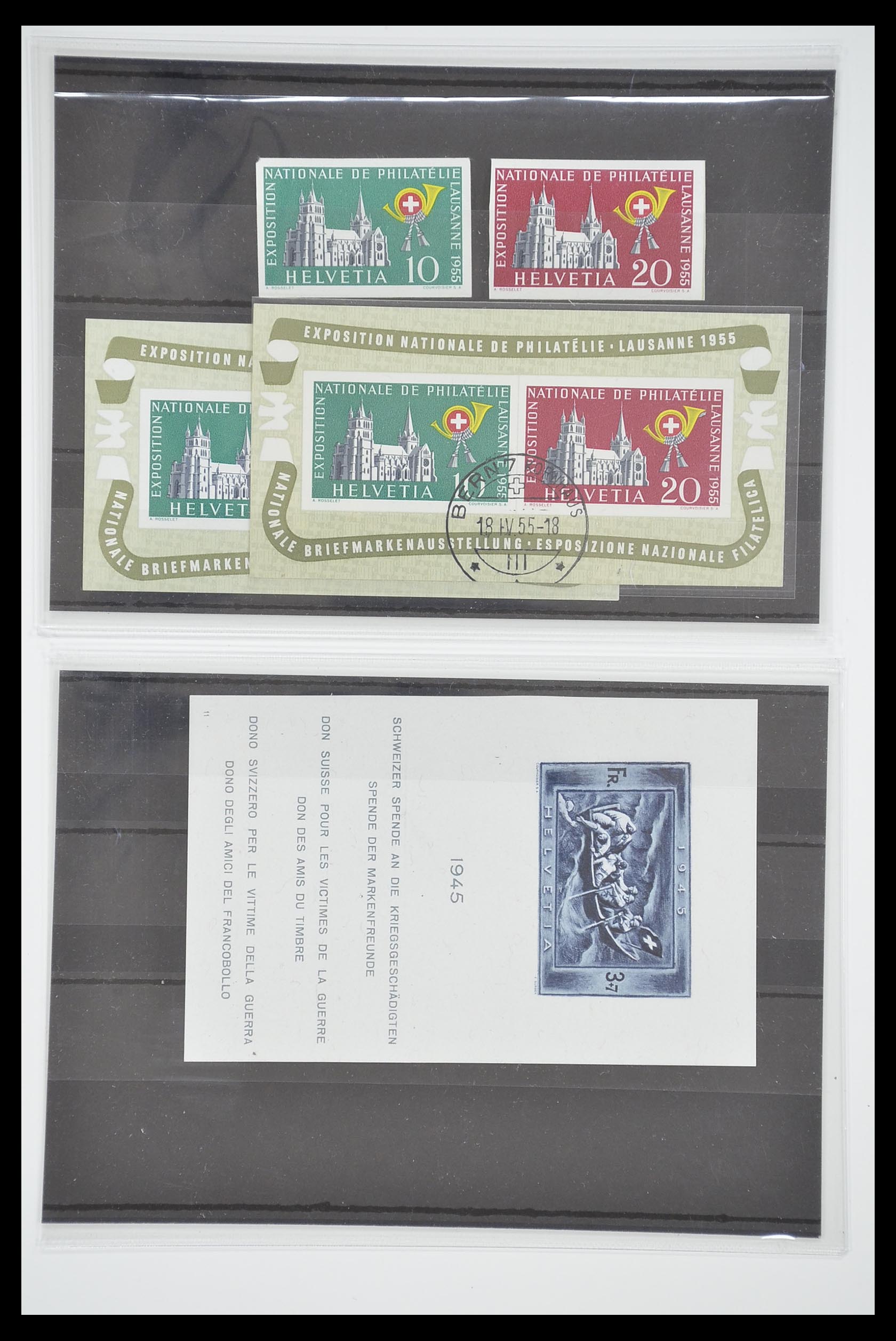 33284 010 - Postzegelverzameling 33284 Zwitserland betere uitgaven 1900-1995.