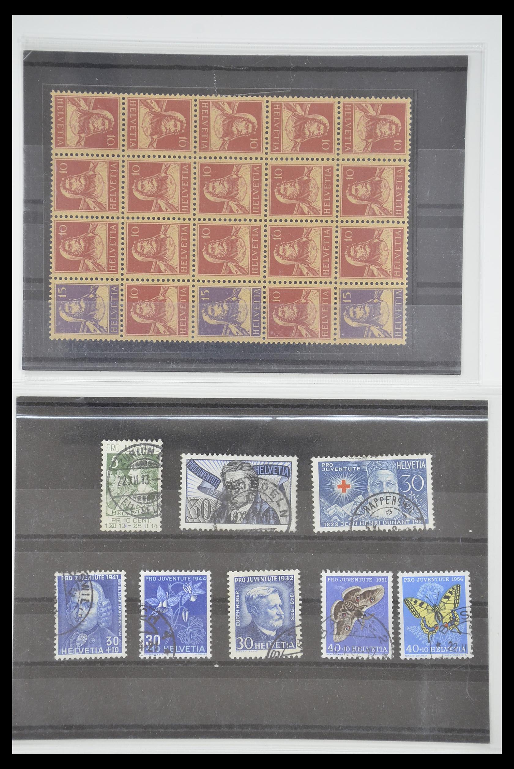 33284 012 - Stamp collection 33284 Switzerland better issues 1900-1995.