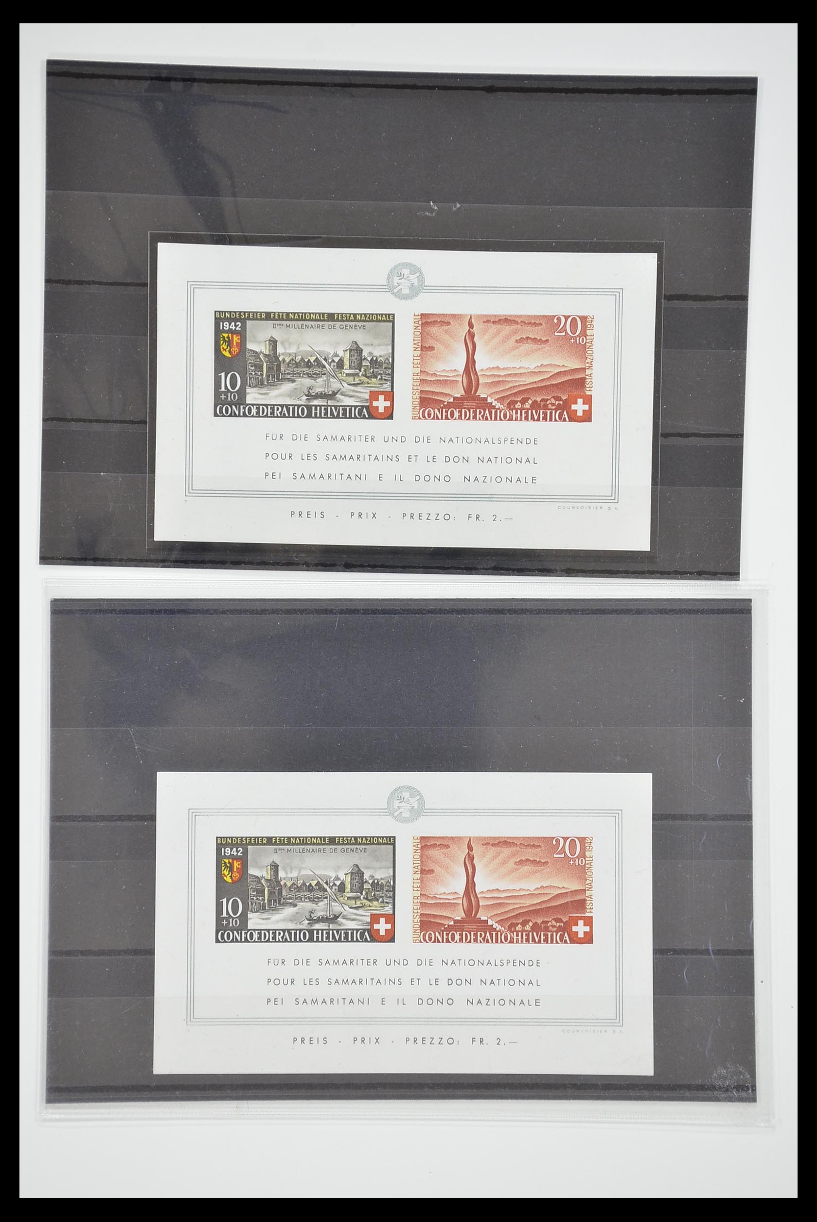 33284 015 - Stamp collection 33284 Switzerland better issues 1900-1995.