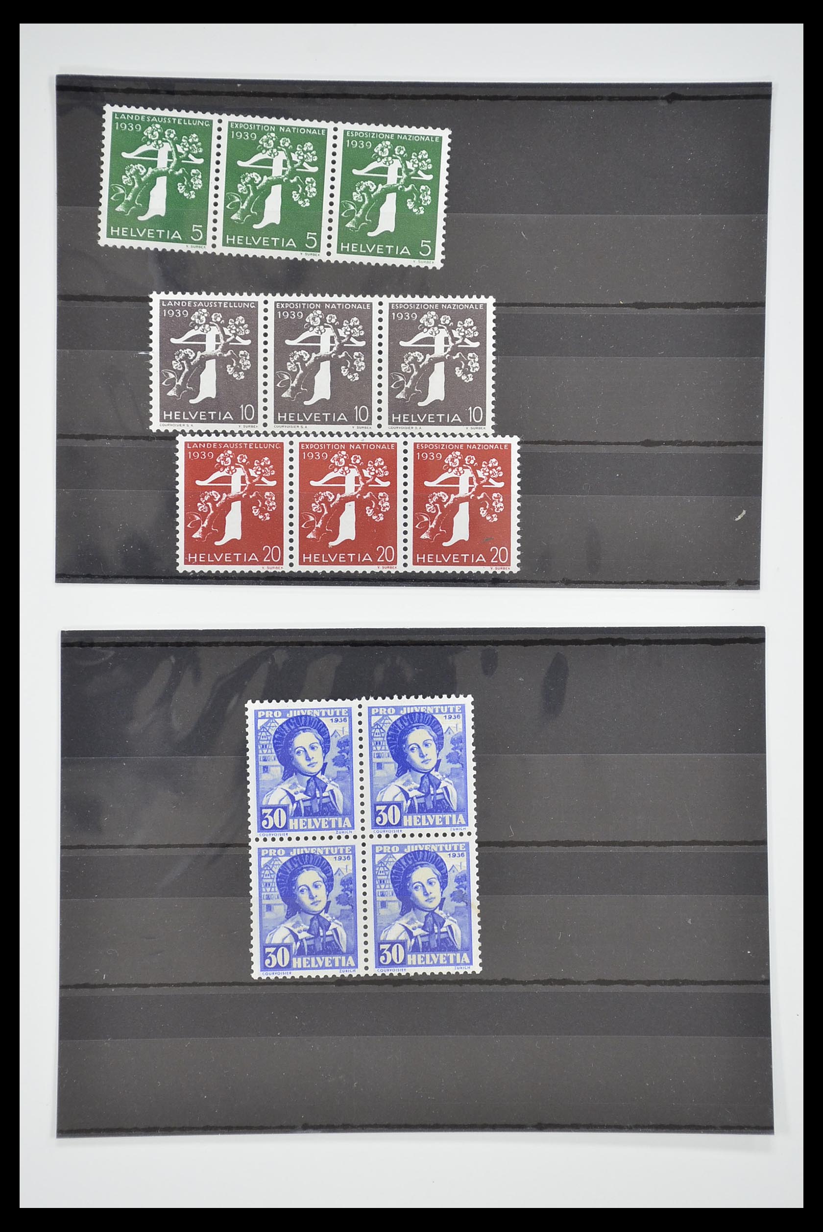 33284 019 - Postzegelverzameling 33284 Zwitserland betere uitgaven 1900-1995.