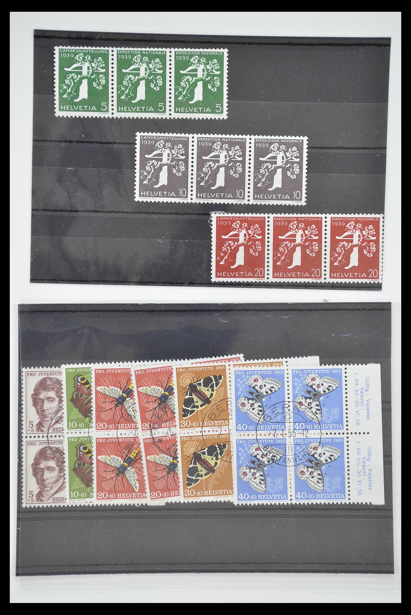 33284 021 - Stamp collection 33284 Switzerland better issues 1900-1995.