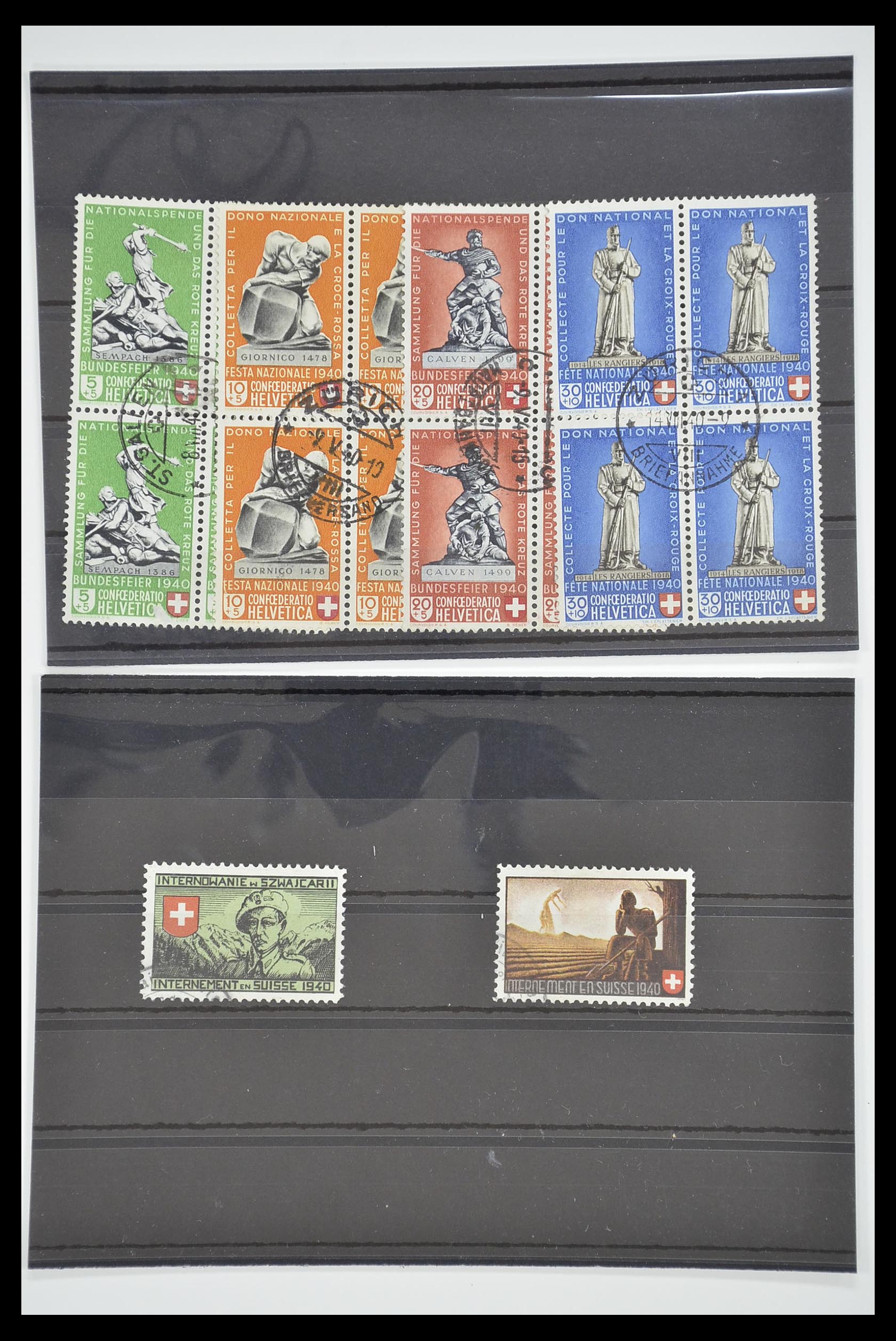 33284 023 - Postzegelverzameling 33284 Zwitserland betere uitgaven 1900-1995.
