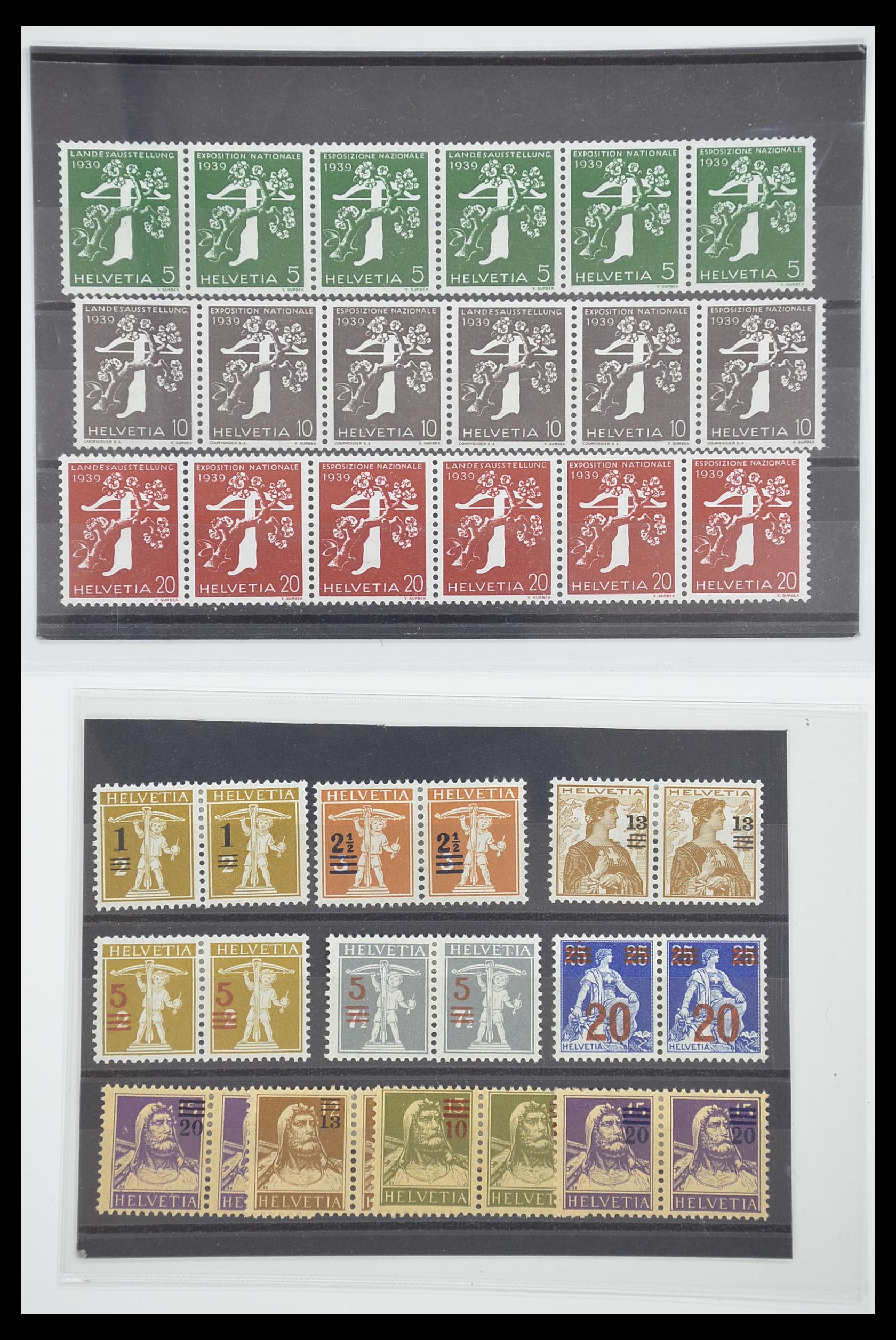 33284 025 - Stamp collection 33284 Switzerland better issues 1900-1995.