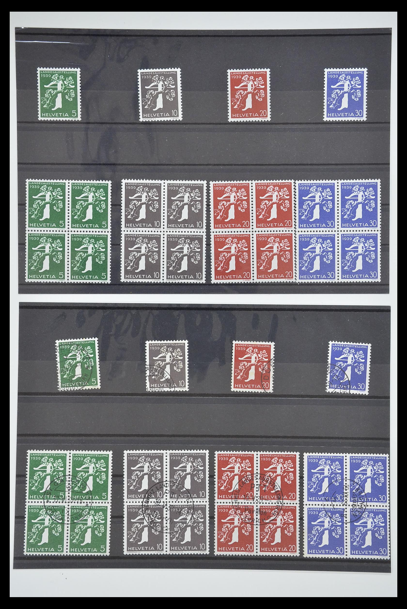 33284 030 - Stamp collection 33284 Switzerland better issues 1900-1995.