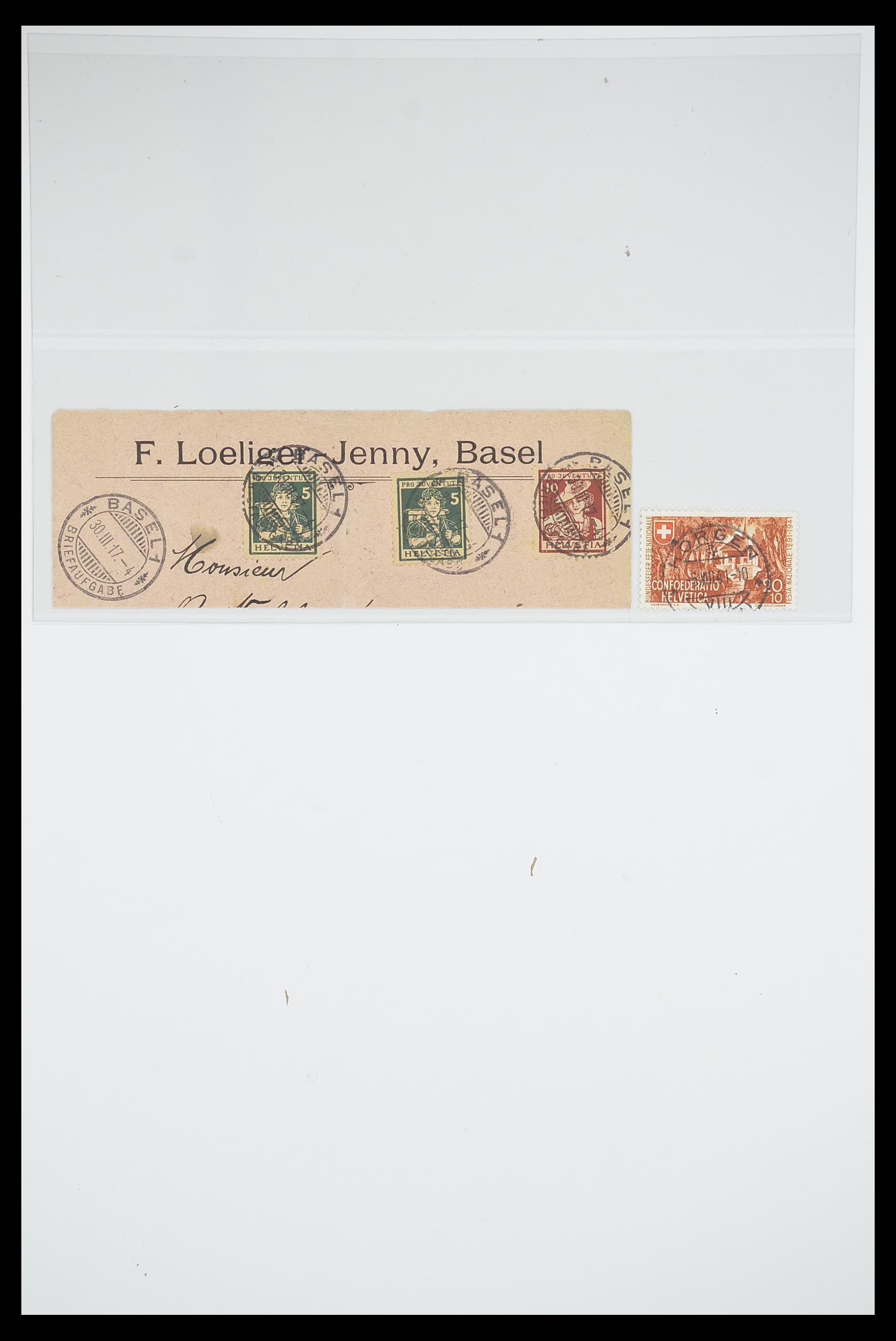 33284 037 - Postzegelverzameling 33284 Zwitserland betere uitgaven 1900-1995.