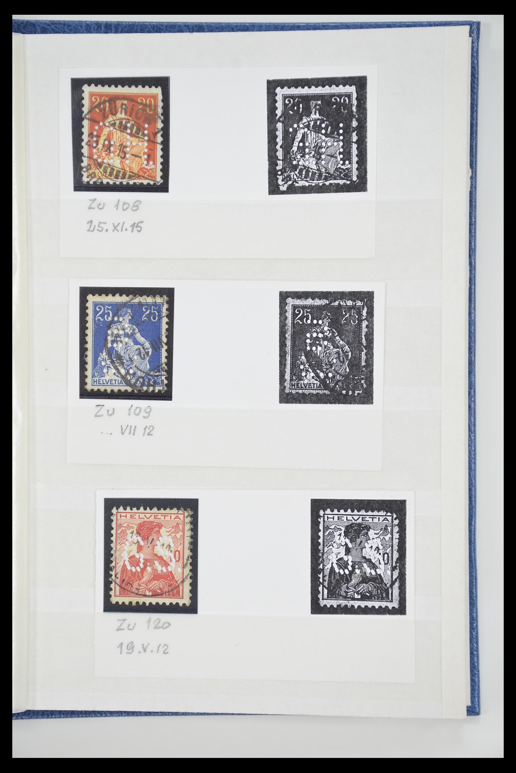 33284 040 - Postzegelverzameling 33284 Zwitserland betere uitgaven 1900-1995.