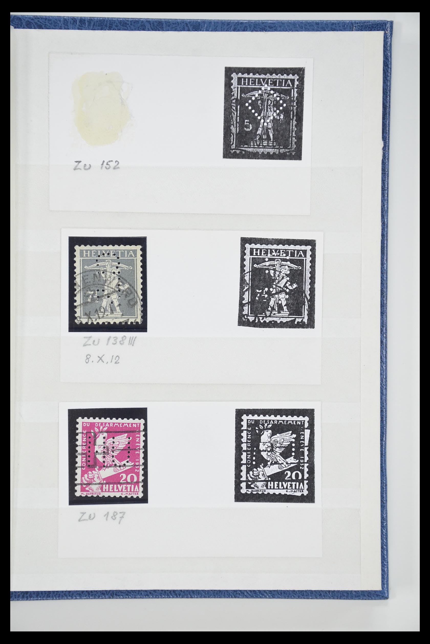 33284 041 - Postzegelverzameling 33284 Zwitserland betere uitgaven 1900-1995.