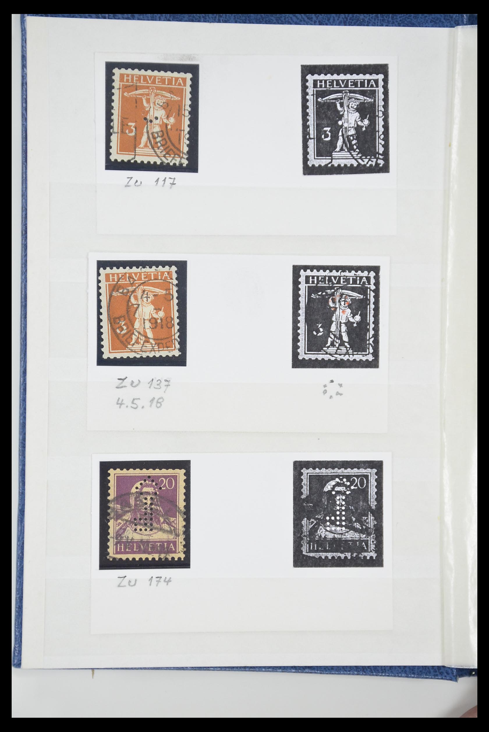 33284 042 - Postzegelverzameling 33284 Zwitserland betere uitgaven 1900-1995.