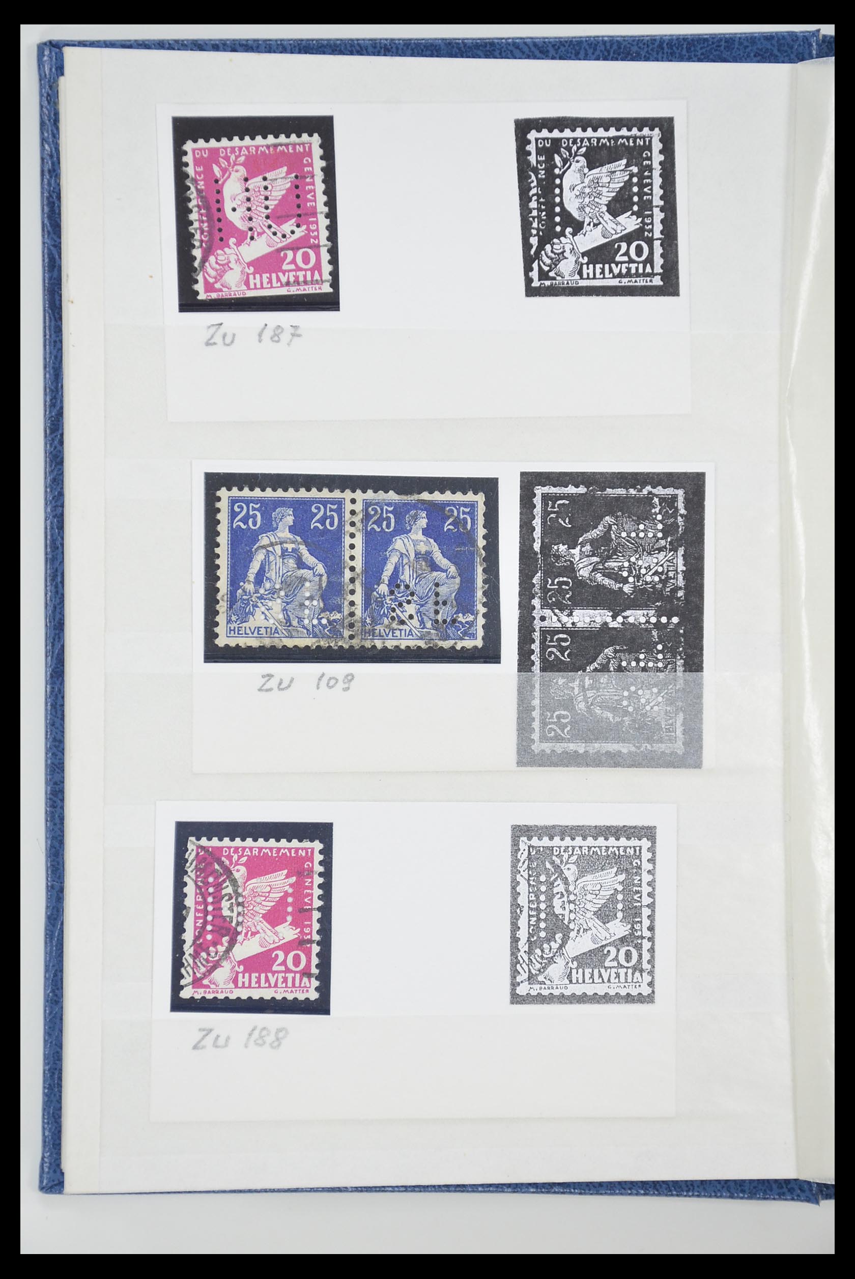 33284 043 - Stamp collection 33284 Switzerland better issues 1900-1995.
