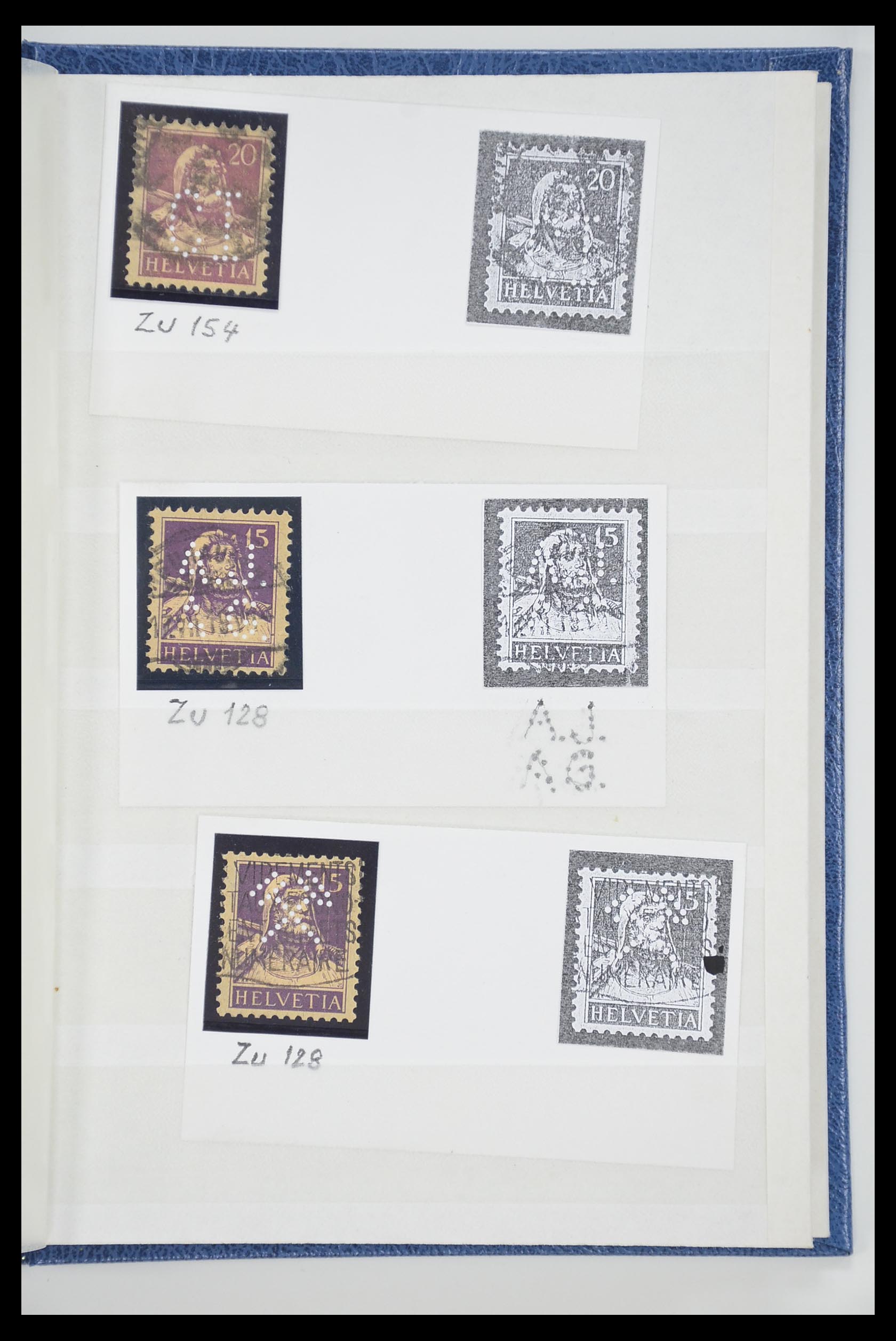 33284 044 - Postzegelverzameling 33284 Zwitserland betere uitgaven 1900-1995.