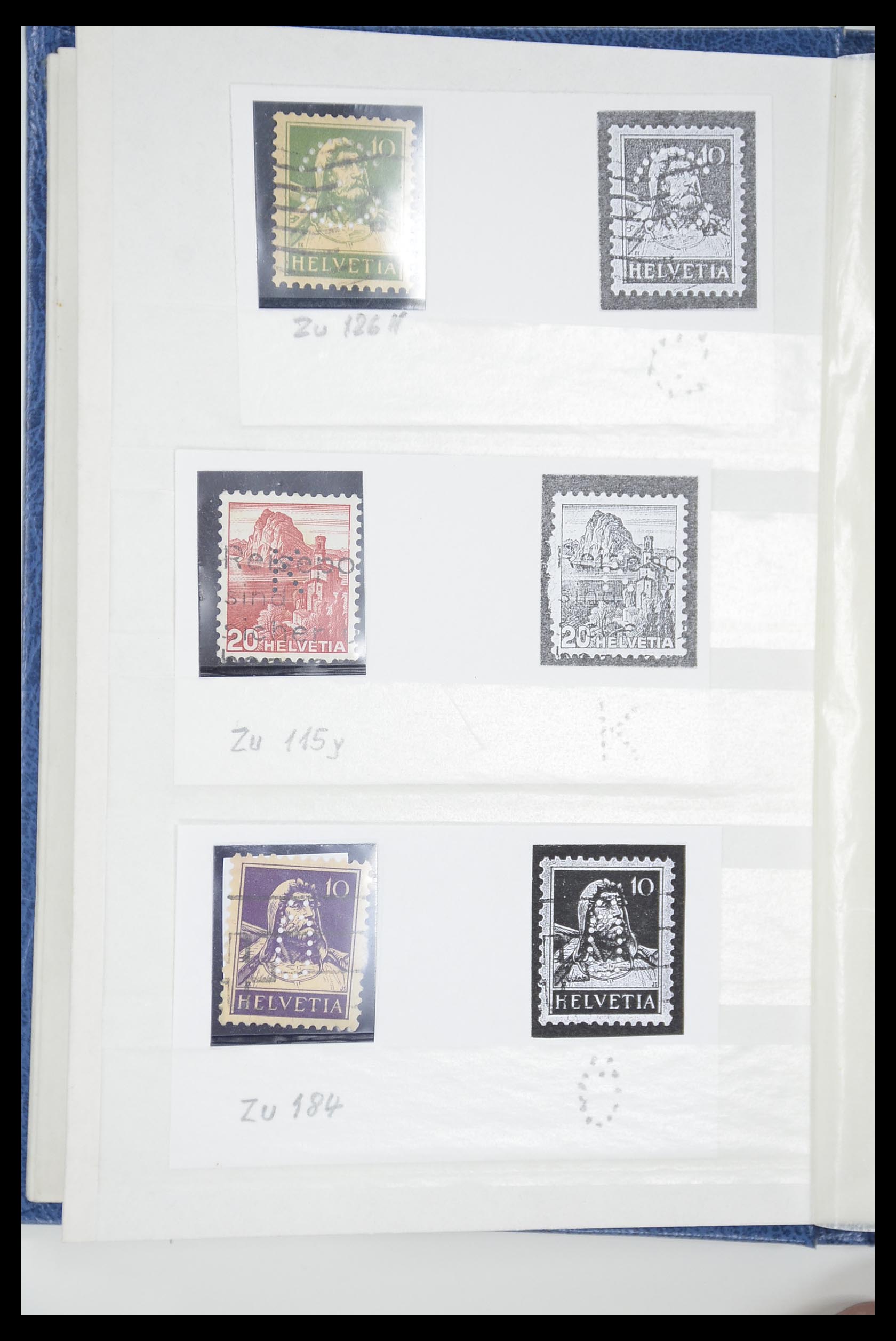 33284 045 - Postzegelverzameling 33284 Zwitserland betere uitgaven 1900-1995.