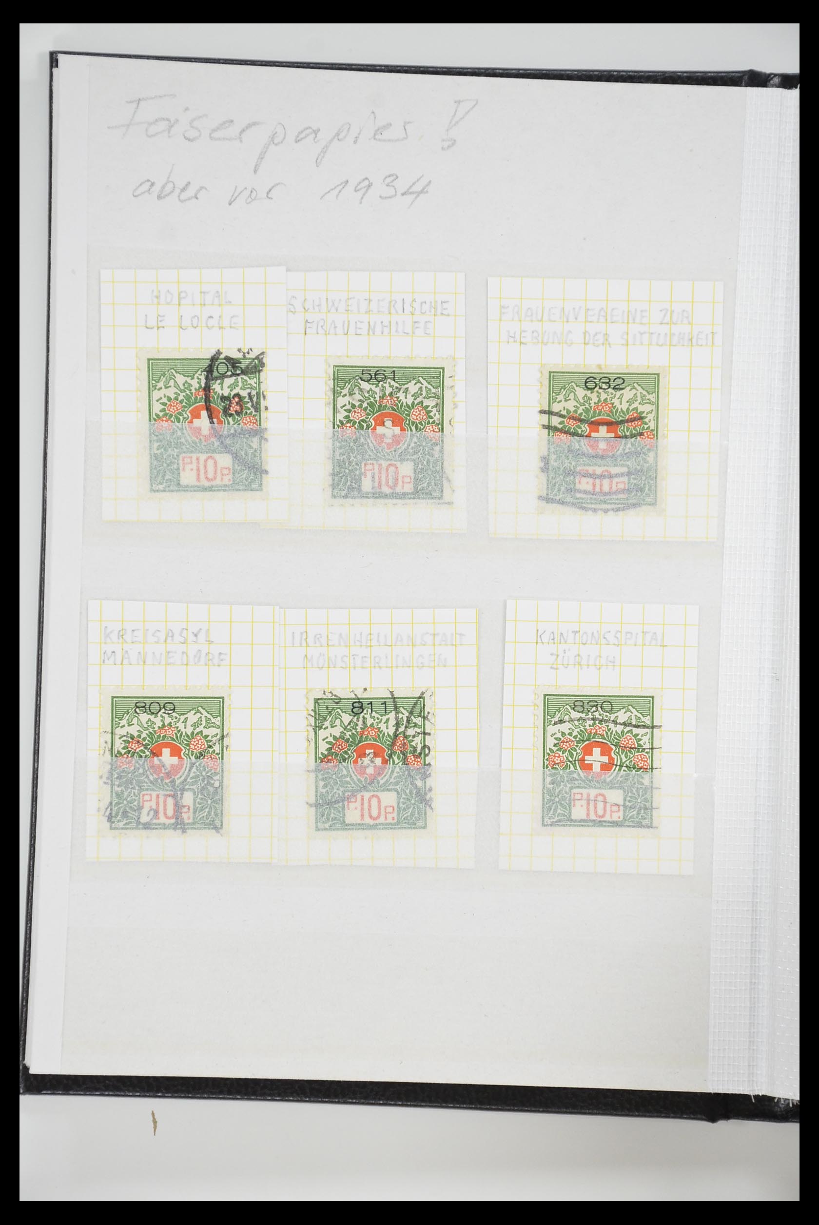 33284 059 - Postzegelverzameling 33284 Zwitserland betere uitgaven 1900-1995.