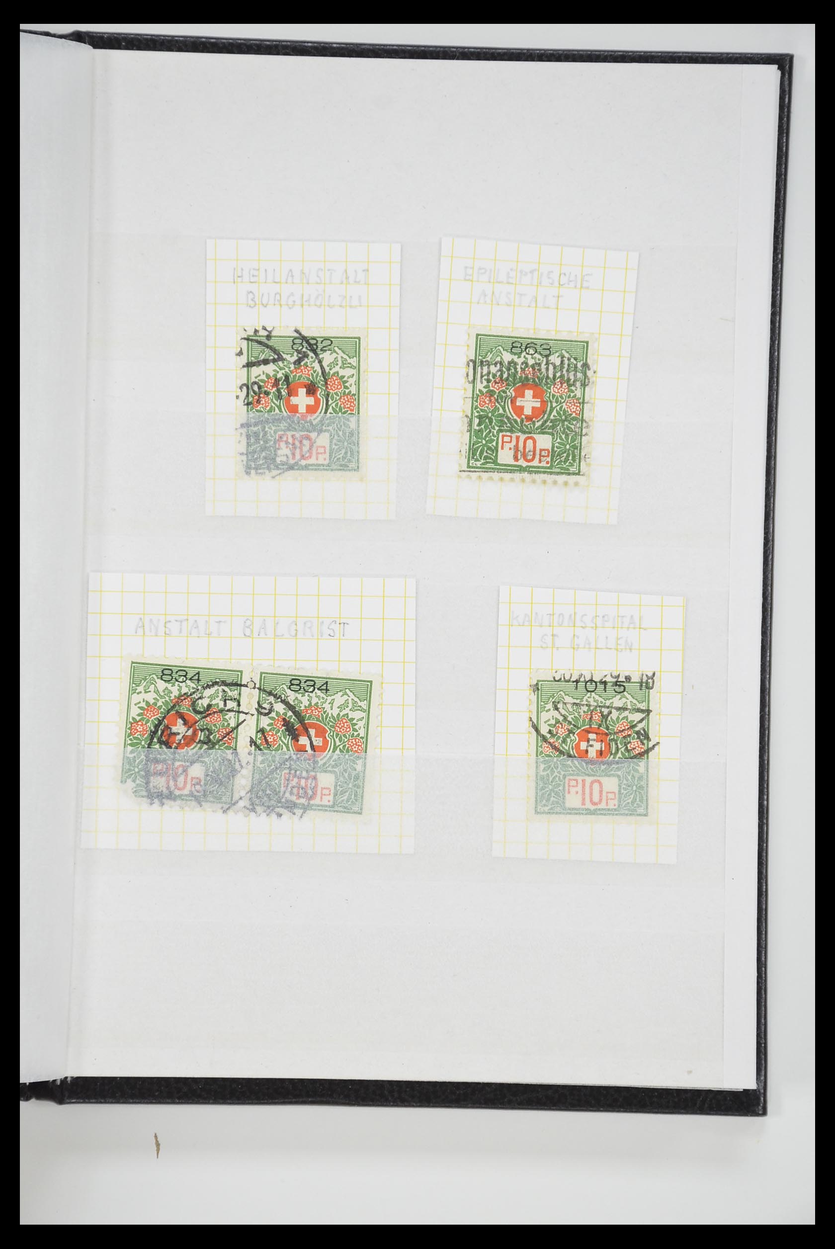 33284 060 - Stamp collection 33284 Switzerland better issues 1900-1995.