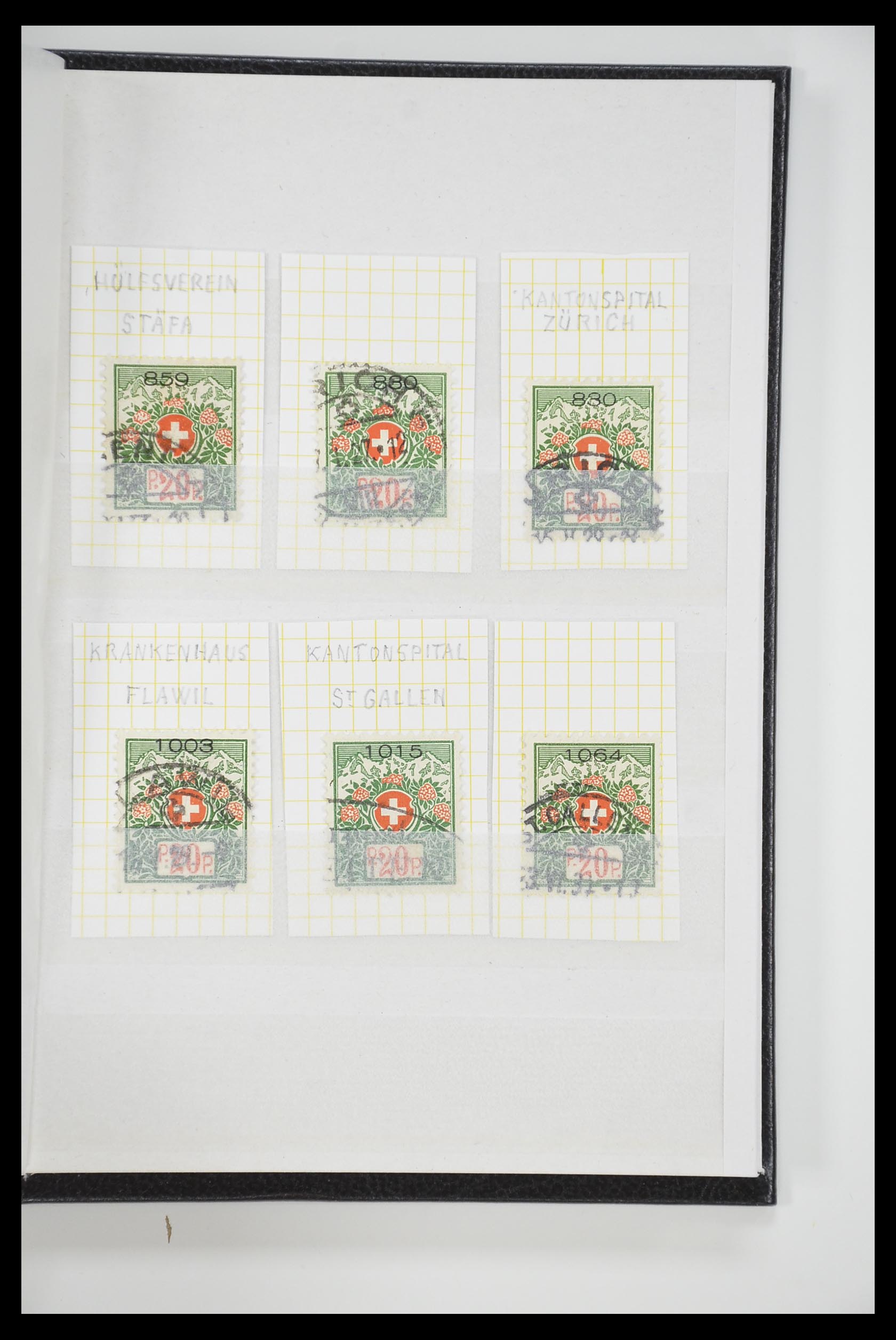 33284 062 - Stamp collection 33284 Switzerland better issues 1900-1995.