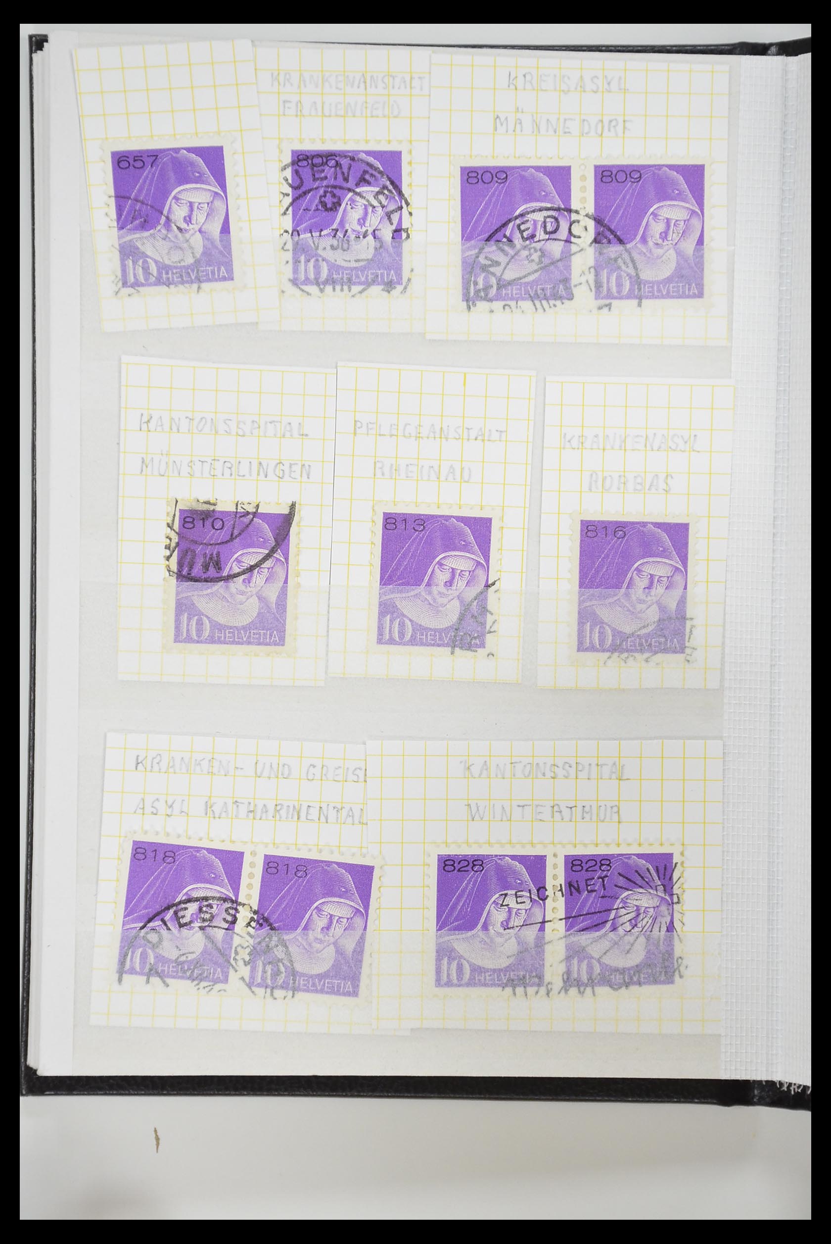 33284 065 - Stamp collection 33284 Switzerland better issues 1900-1995.